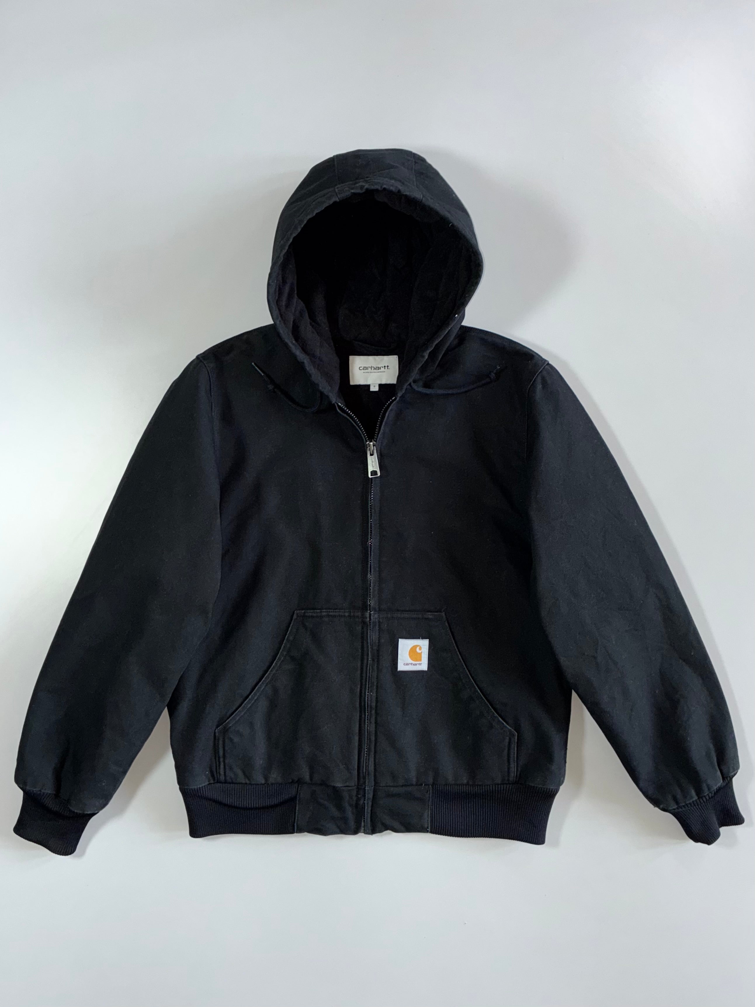 Carhartt WIP Active Jacket I023083 Washed Black 100% Cotton Canvas