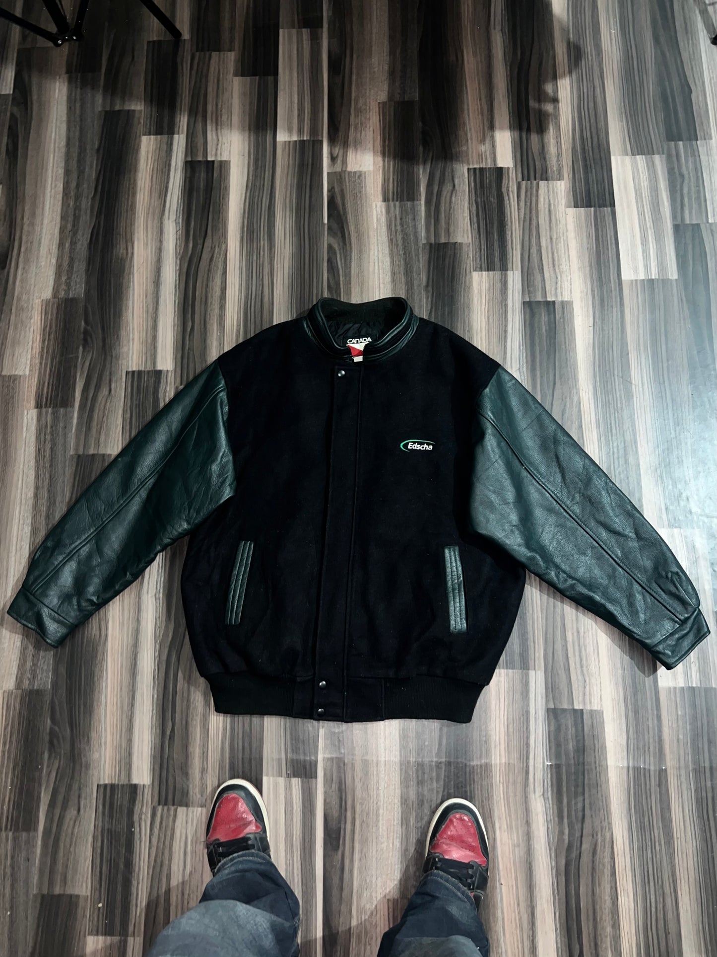 Premium Leather Jacket (RARE) Original Leather sleeves (2XL/3XL)