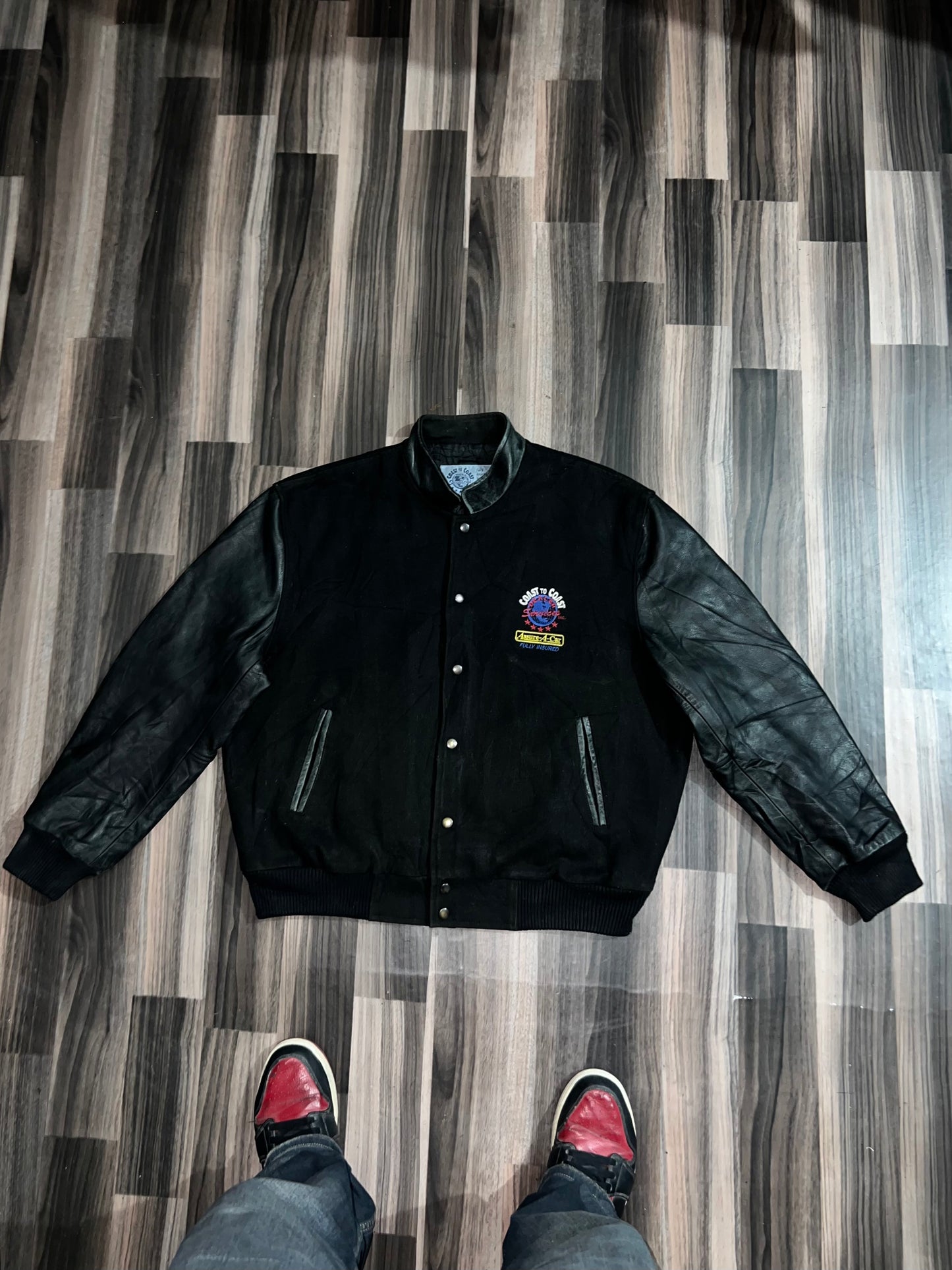 ZUltra Premium Original Leather Sleeve Varsity (L/XL)