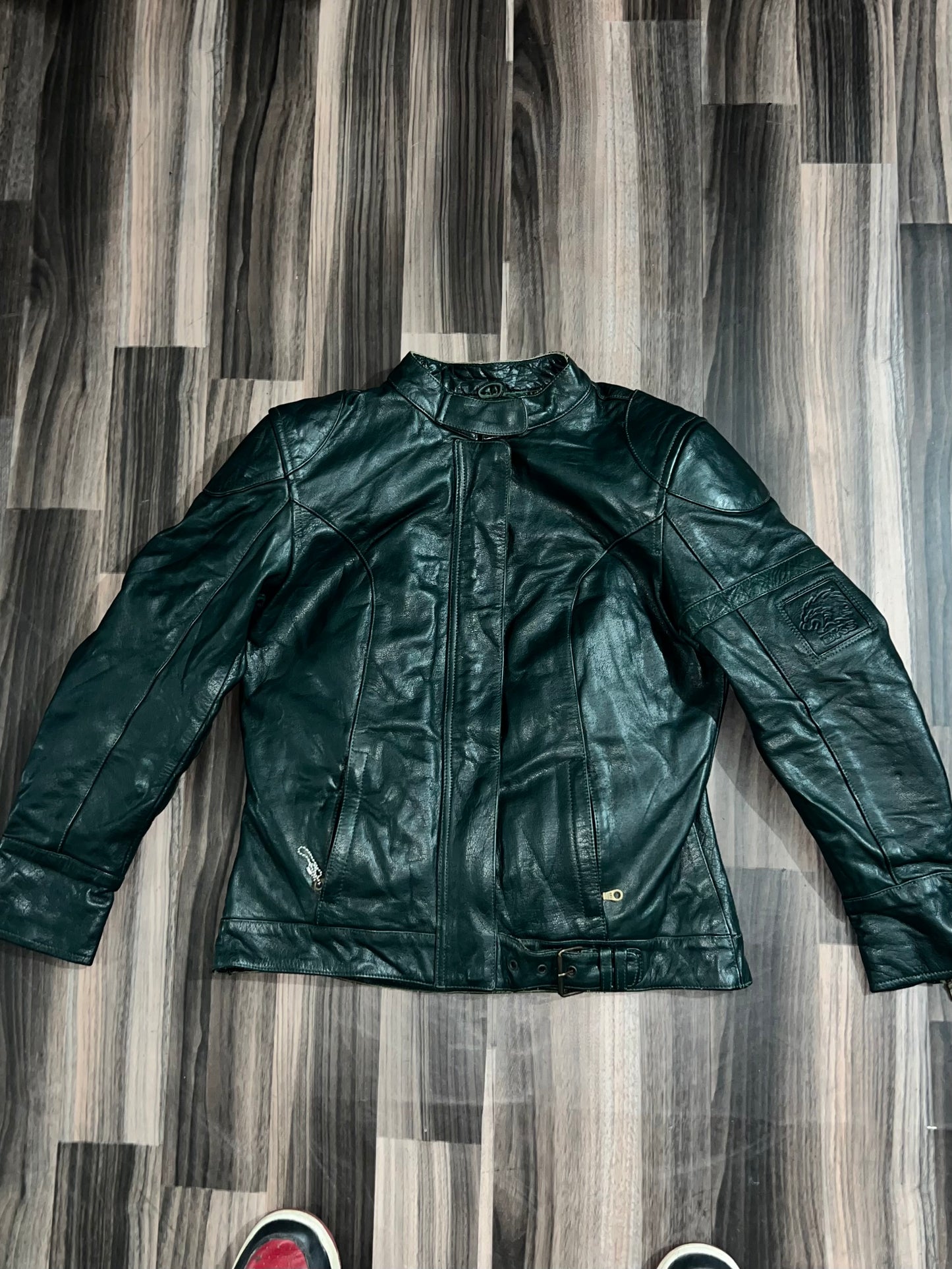 ZUltra Premium Biker with Padding Leather Rare jacket SMALL