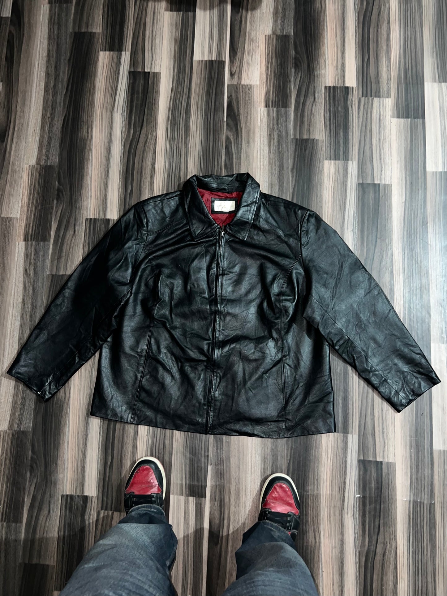 ZPremium Original Leather Jacket (XL/2XL)