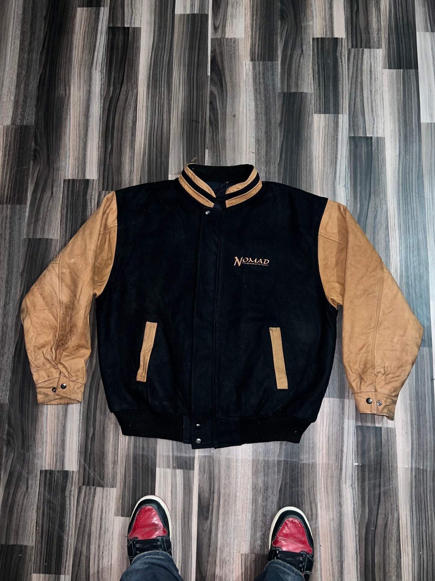 ZUltra Premium Leather Sleeve Varsity Jacket (XL/2XL)
