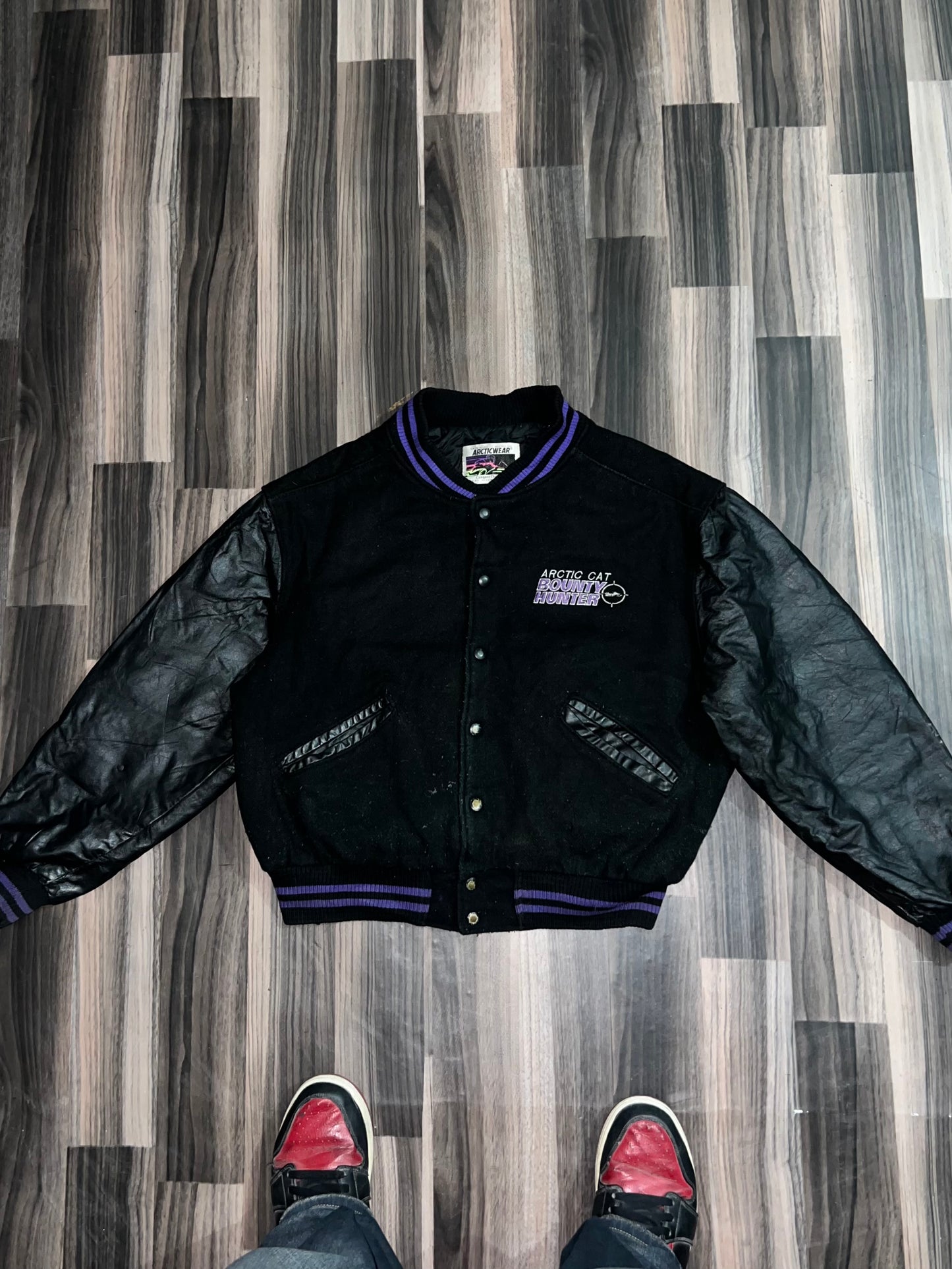 ZUltra Premium Leather Varsity Jacket (S/M)