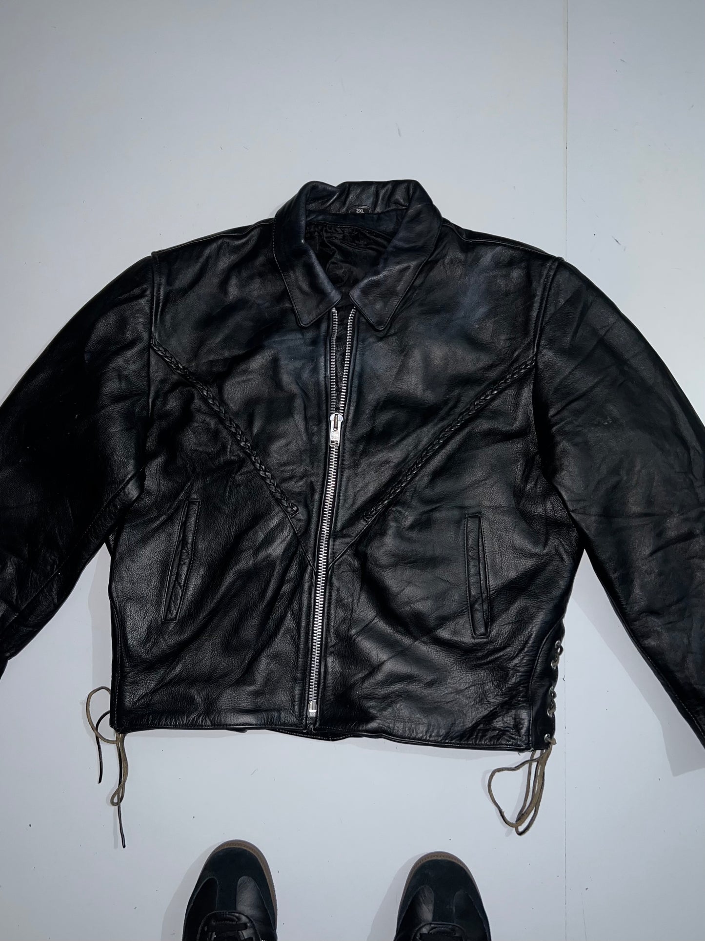 ZSuper Premium Designer Original Leather Jacket (RARE) (M/L)