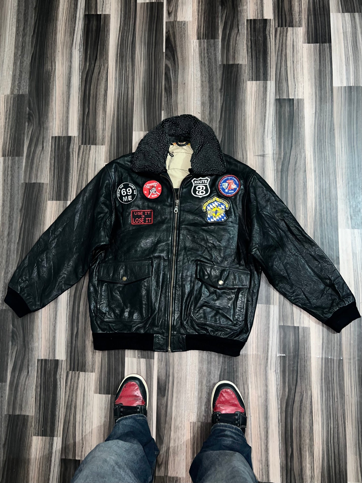 ZRARE Original Leather Jacket (XL/2XL) (ULTRA RARE)
