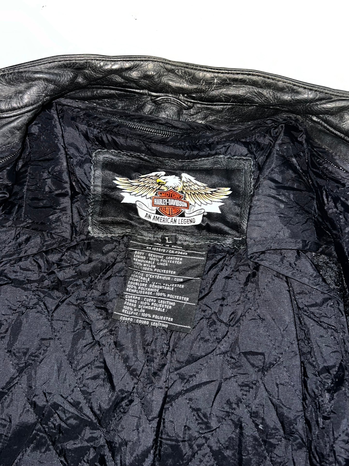 ! Harley Davidson Original (VERY RARE) Original LeatherJacket (M/L)