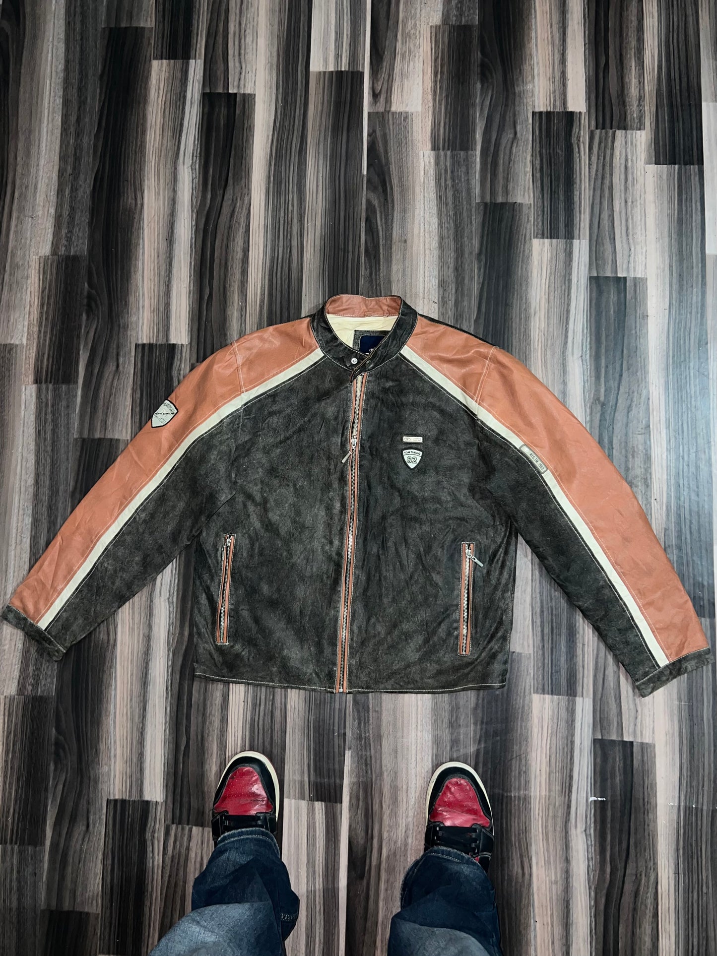 Z*TOM TAILOR Original Sued Leather Jacket (RARE) (M/L)
