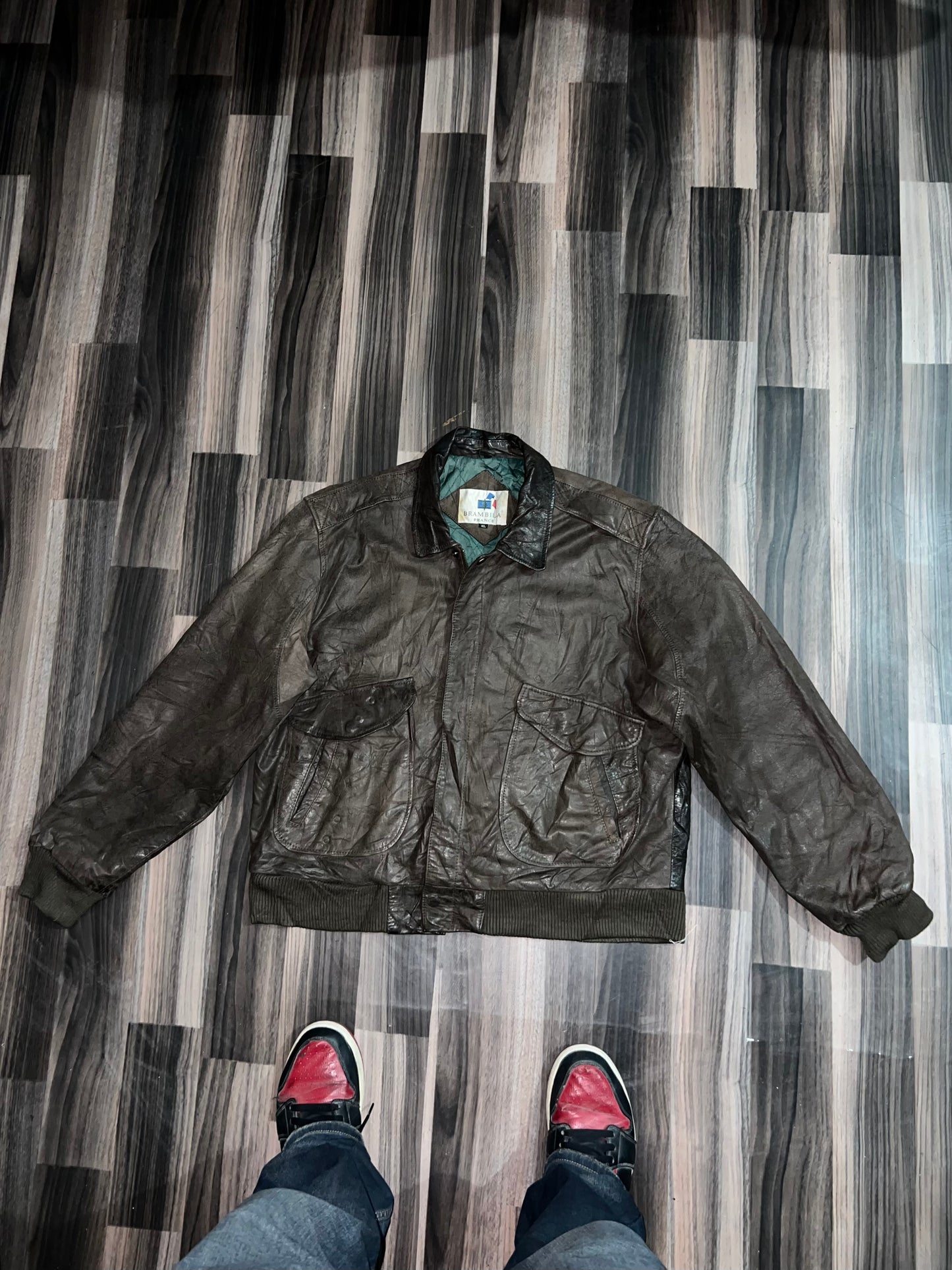 ZPremium Original Leather Jacket (L/XL)