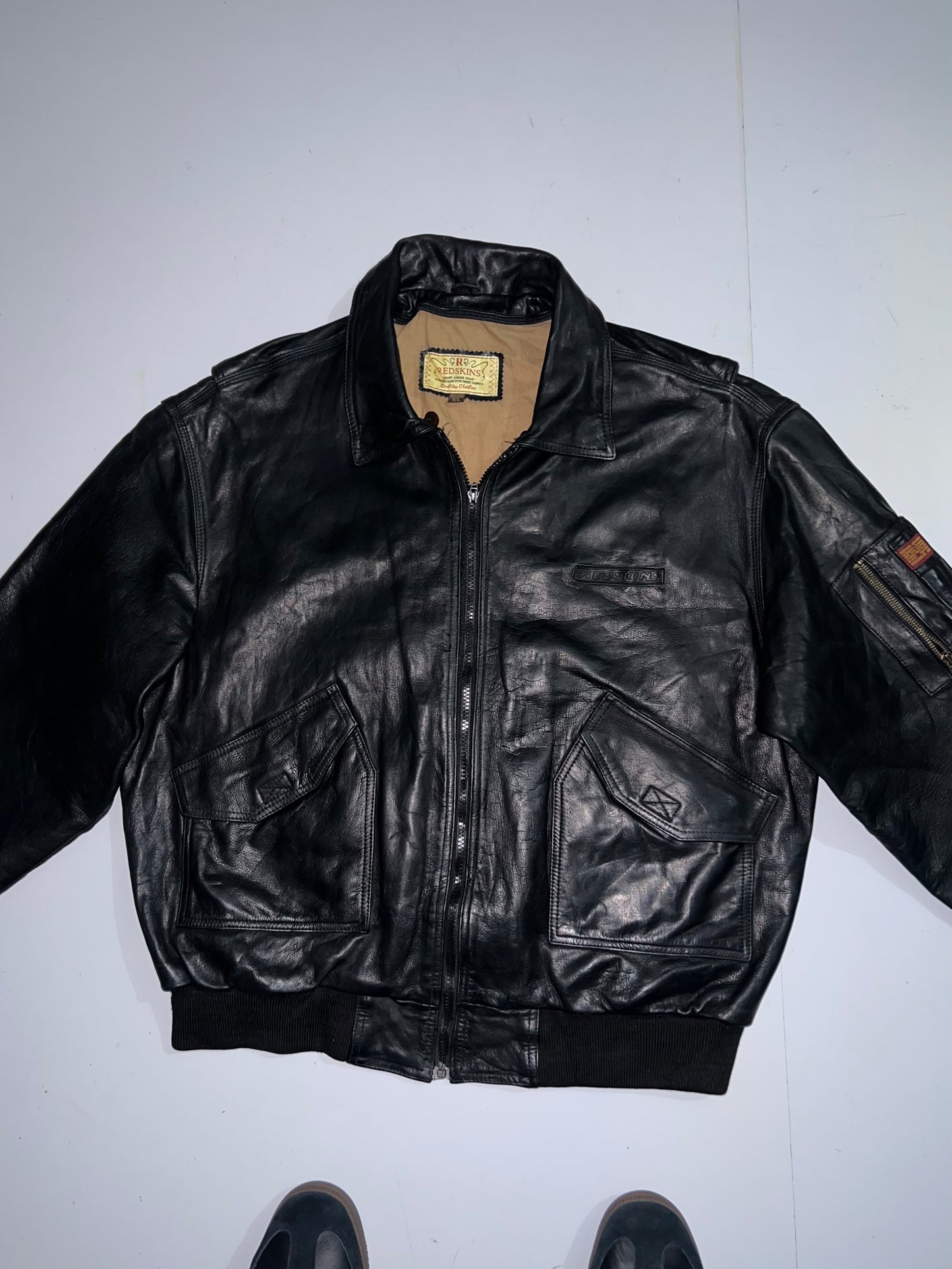 ZRed Skins Original Leather Jacket (RARE FIND) (XL/2XL)