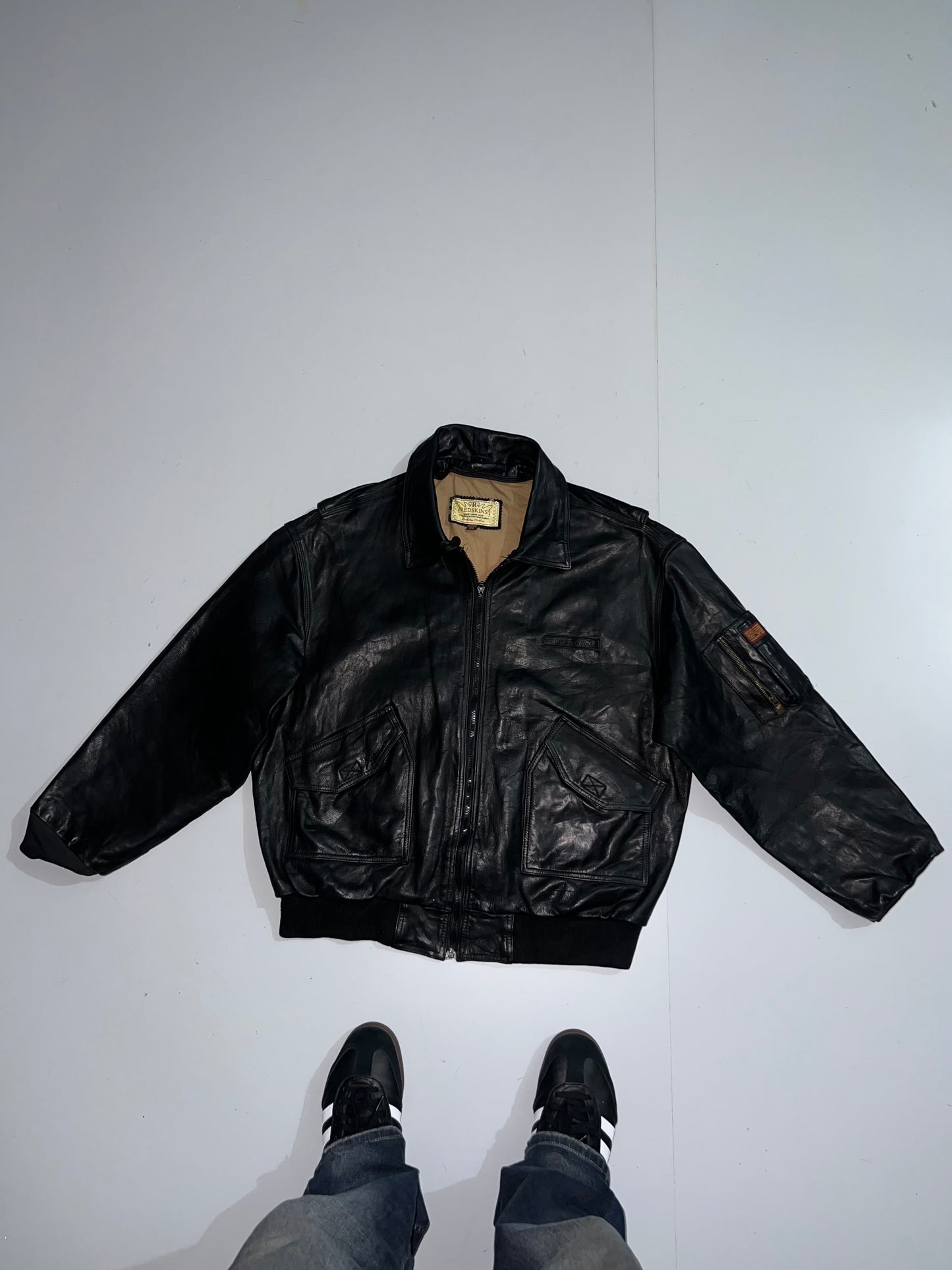 ZRed Skins Original Leather Jacket (RARE FIND) (XL/2XL)