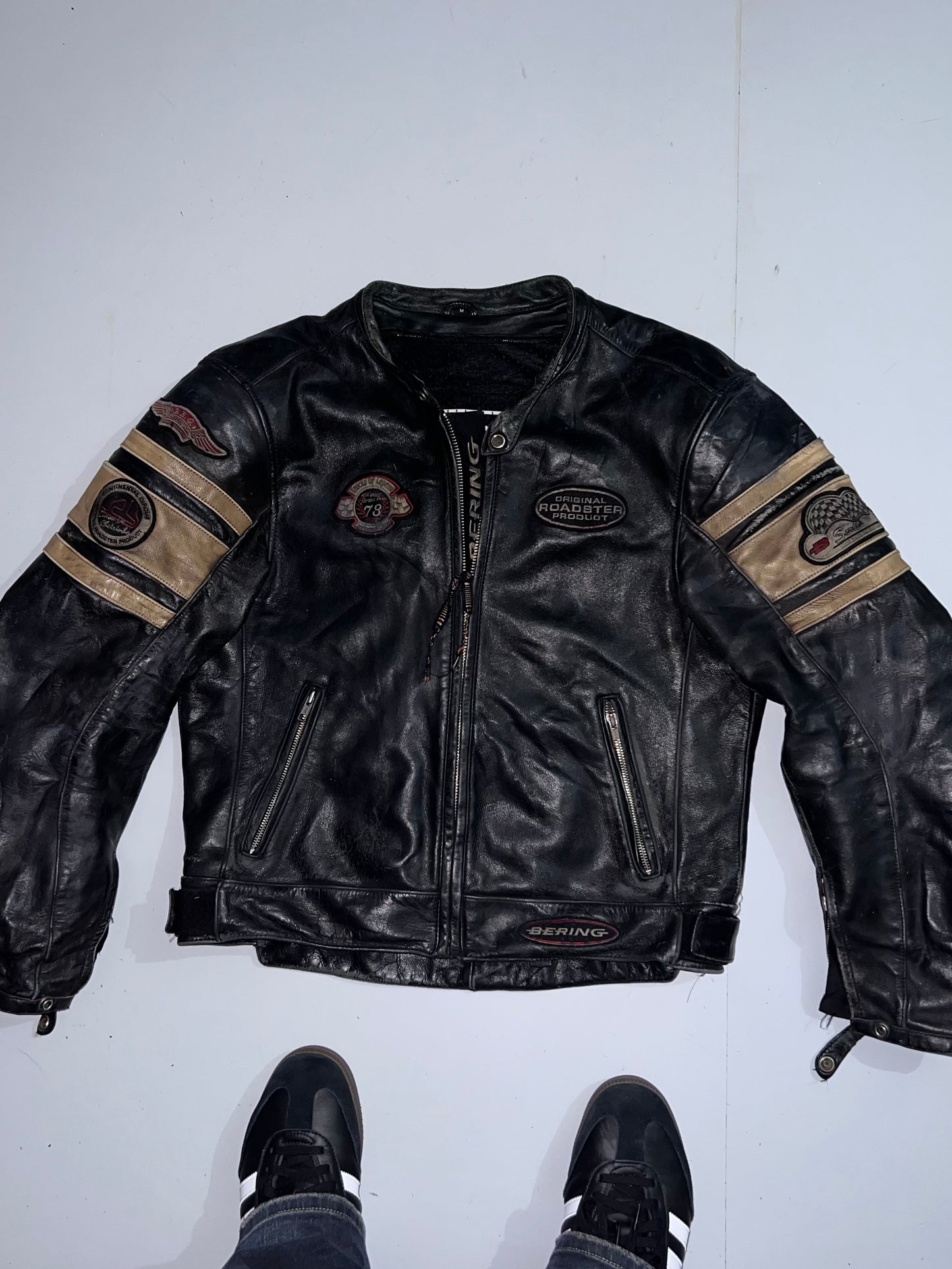 ZRoadster Original Leather Jacket (RARE FIND) (PADDED) (M/L)