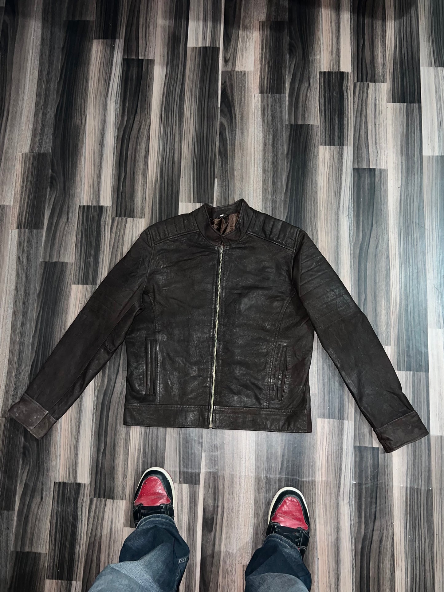 ZPremium Sued Leather Jacket (S/M)