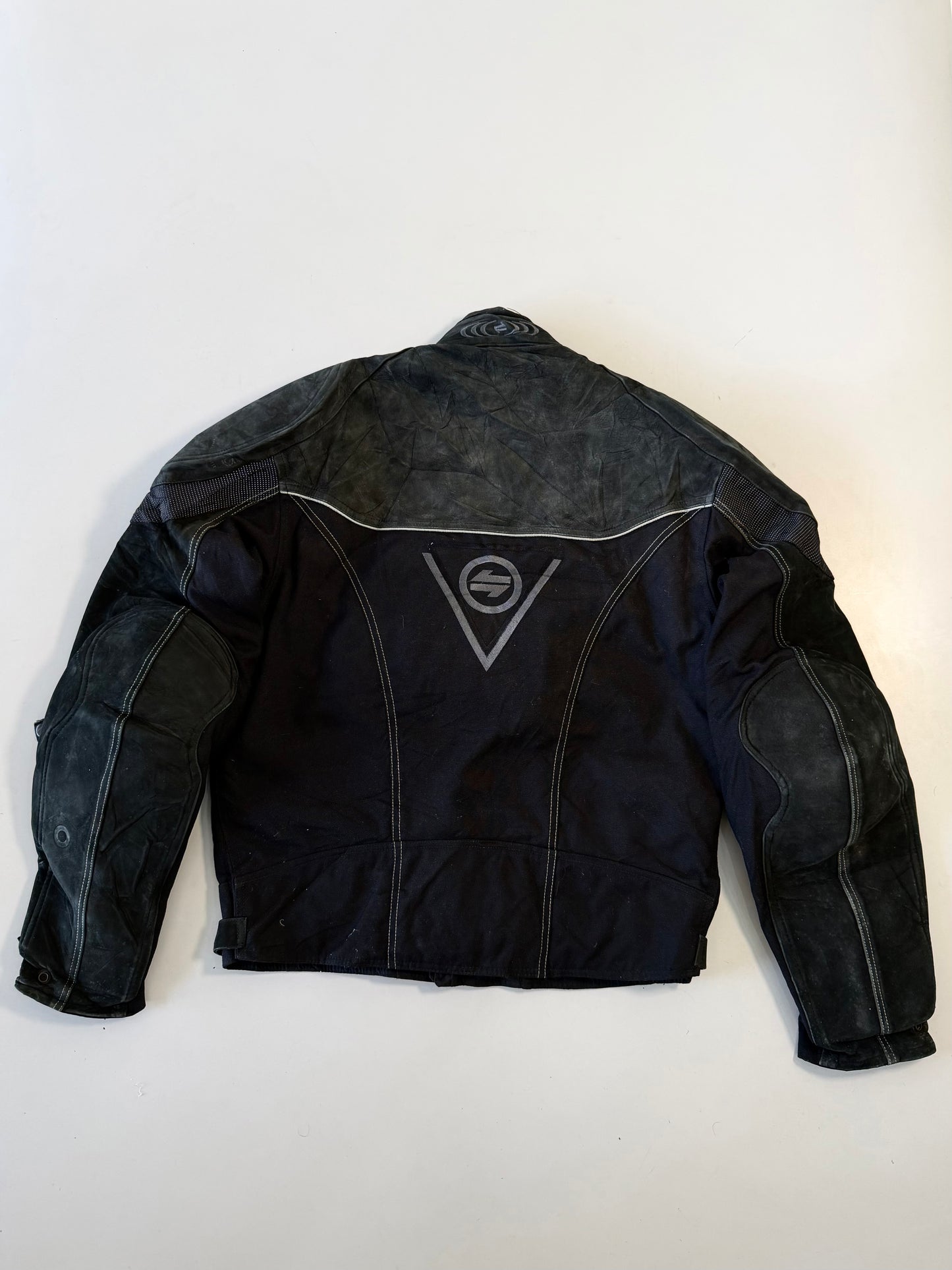 ! Ultra Premium (PADDED) Original sued Leather Riding Jacket (RARE) (XL)