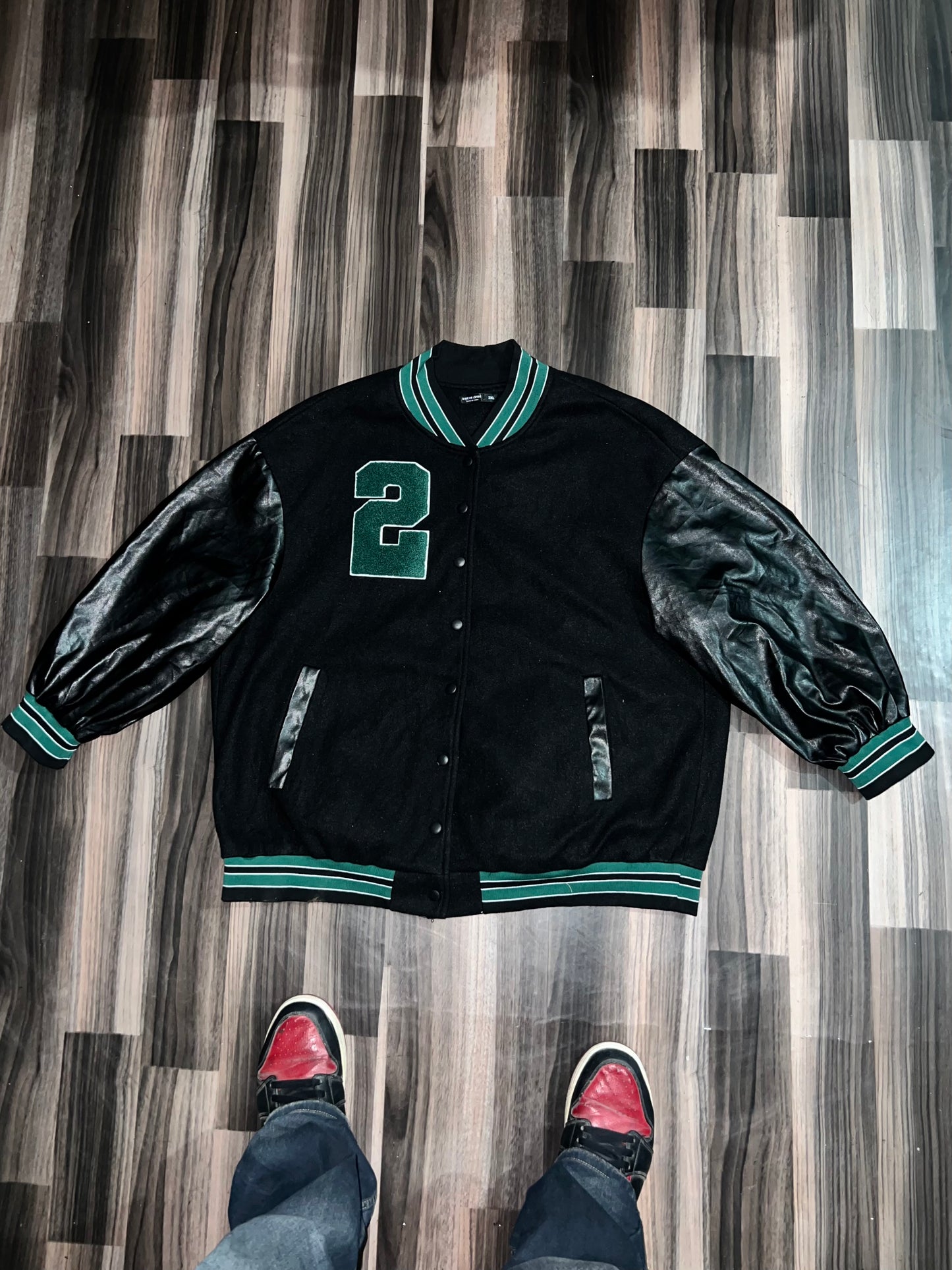 ZPremium Leather Sleeves Jacket XL/2XL
