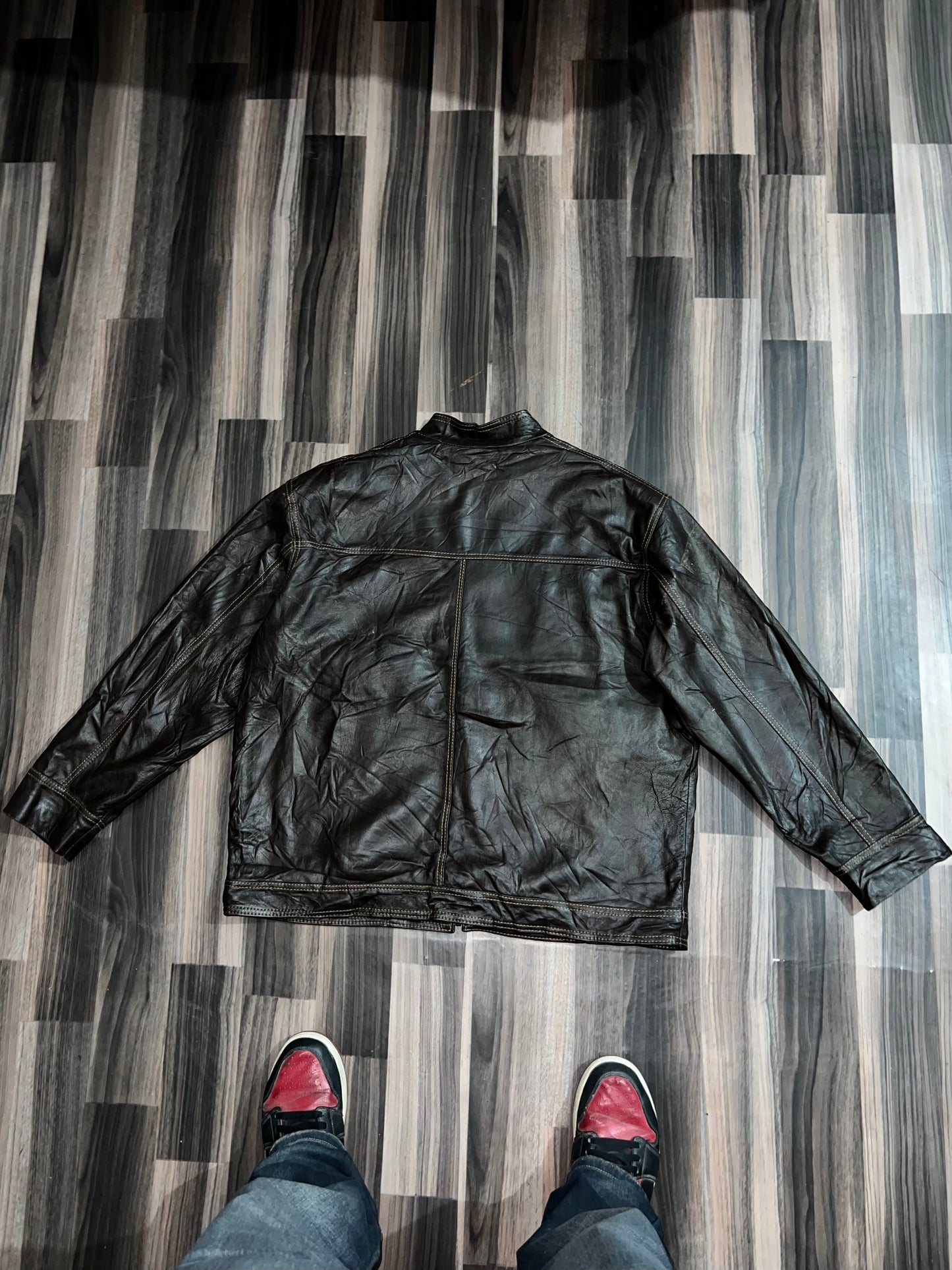 ZPremium Original Leather Jacket (XL/2XL)