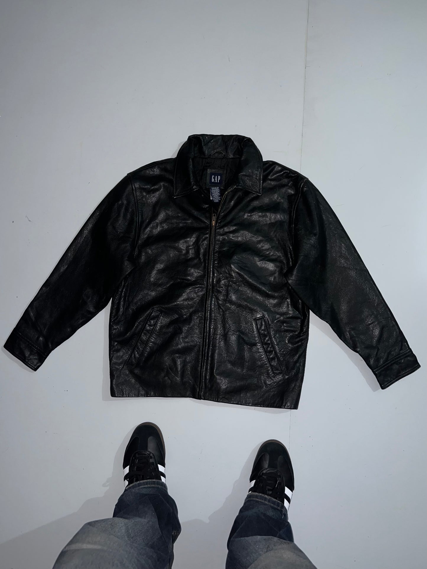 ZGAP Original Leather Jacket (RARE FIND) (S)