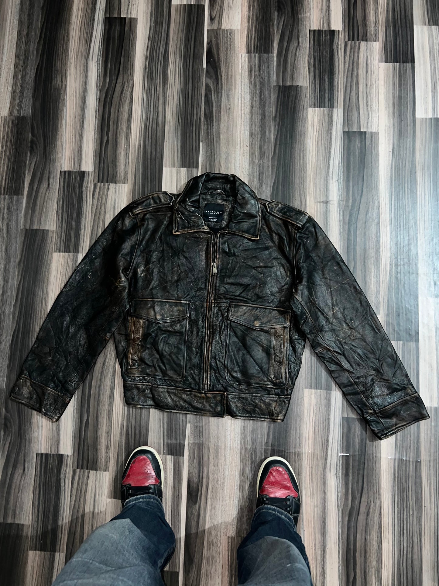 ZJEN CEBALLOS X MANGO 100% Leather (M/L)