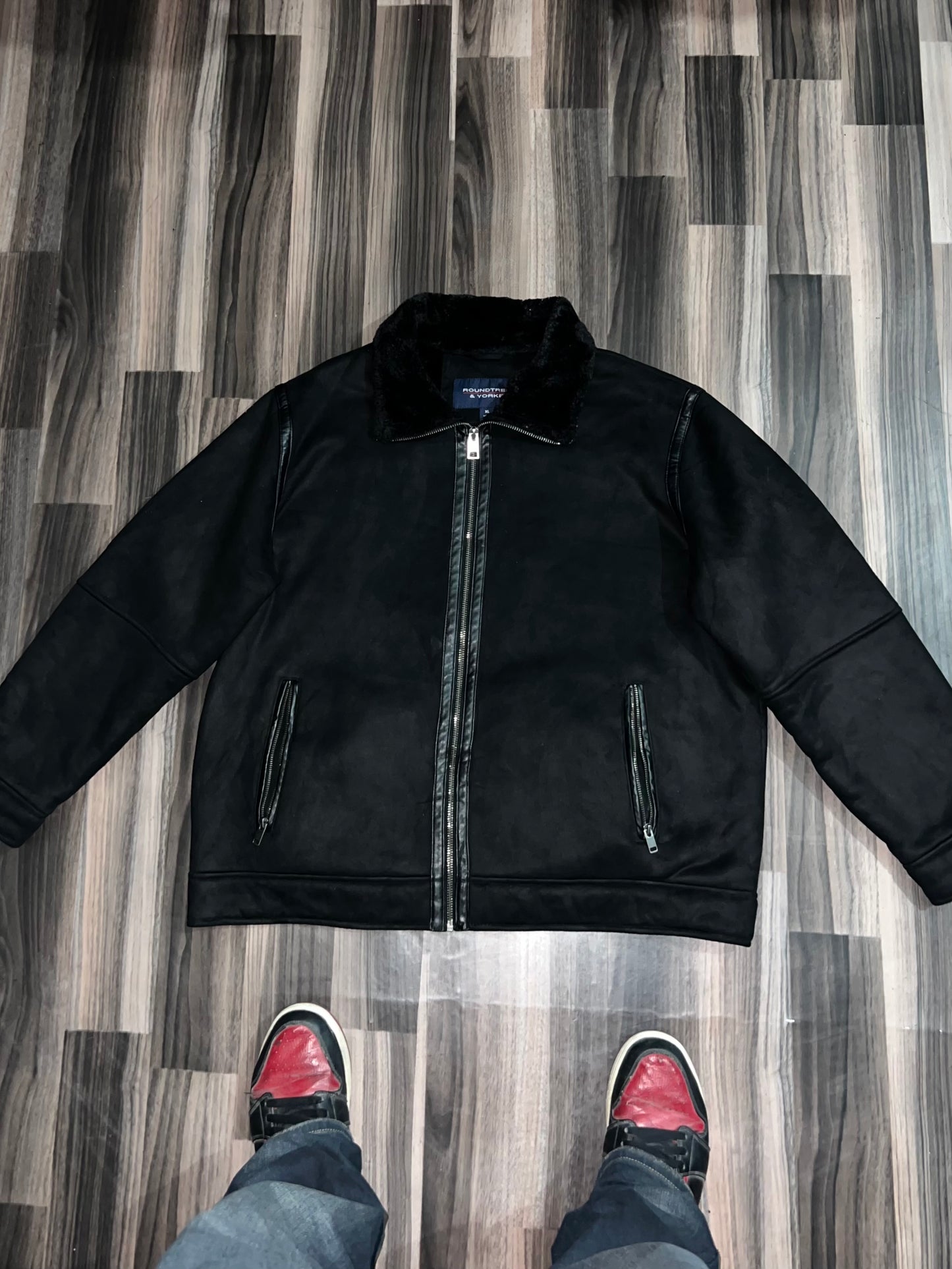 Premium Sued Leather Jacket (XL/2XL)