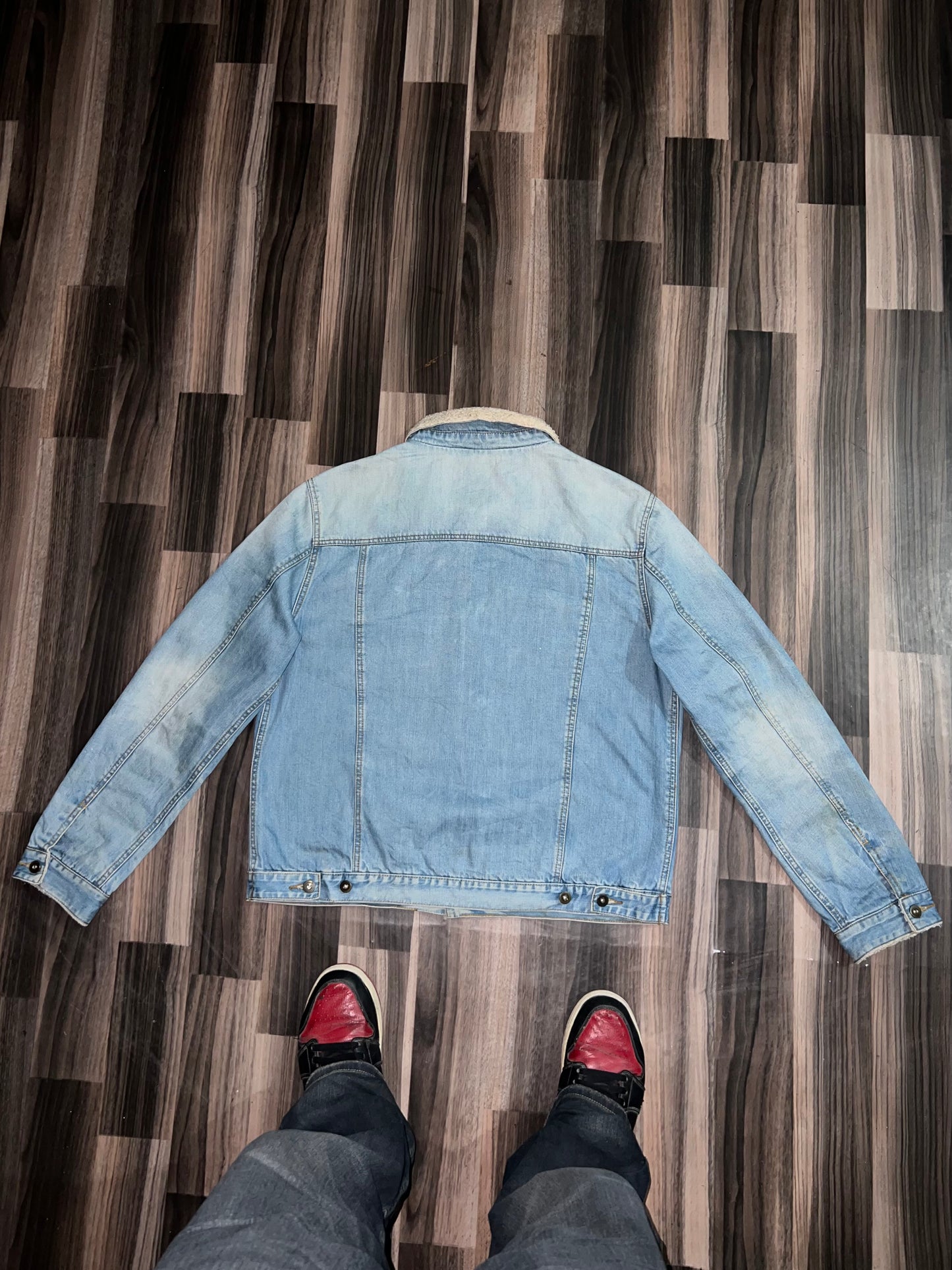 ZAsos Denim Fur Jacket (L/XL)