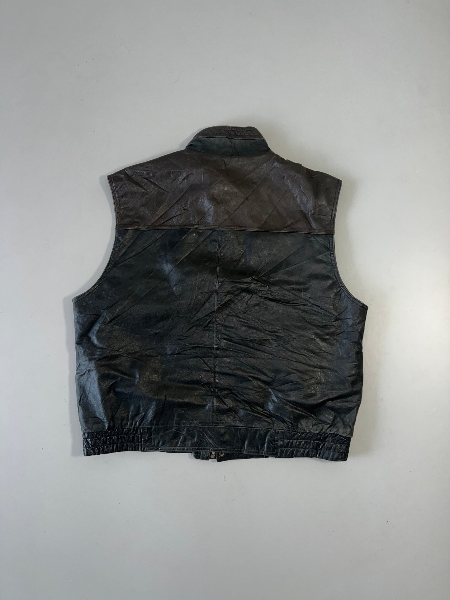 ! Super Premium Original Leather Utility Jacket (XL)