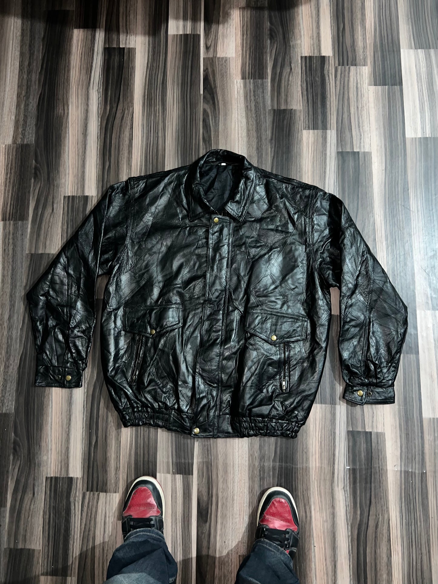 Premium Leather Jacket (not not ironed) 2XL
