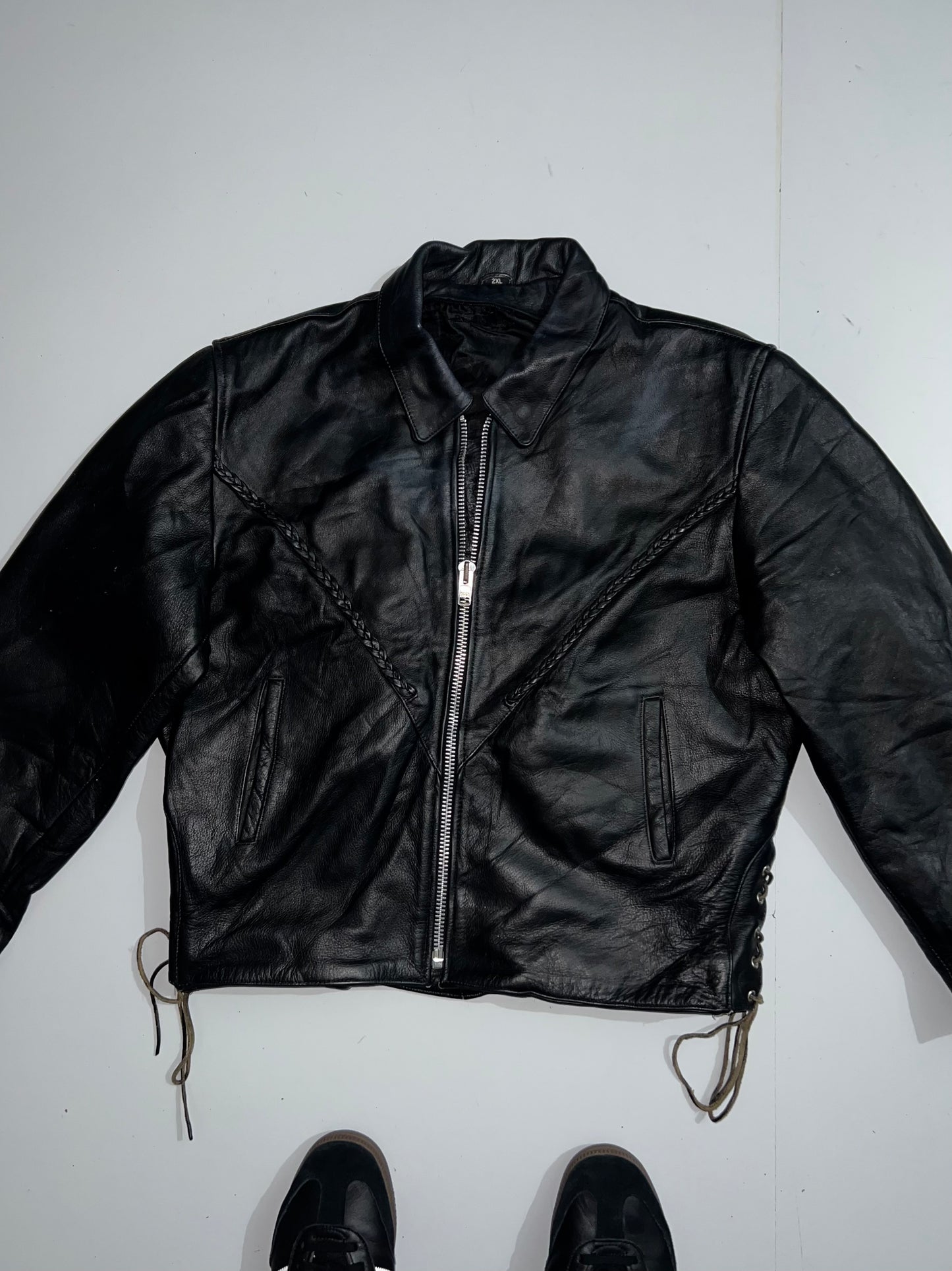 ZSuper Premium Designer Original Leather Jacket (RARE) (M/L)