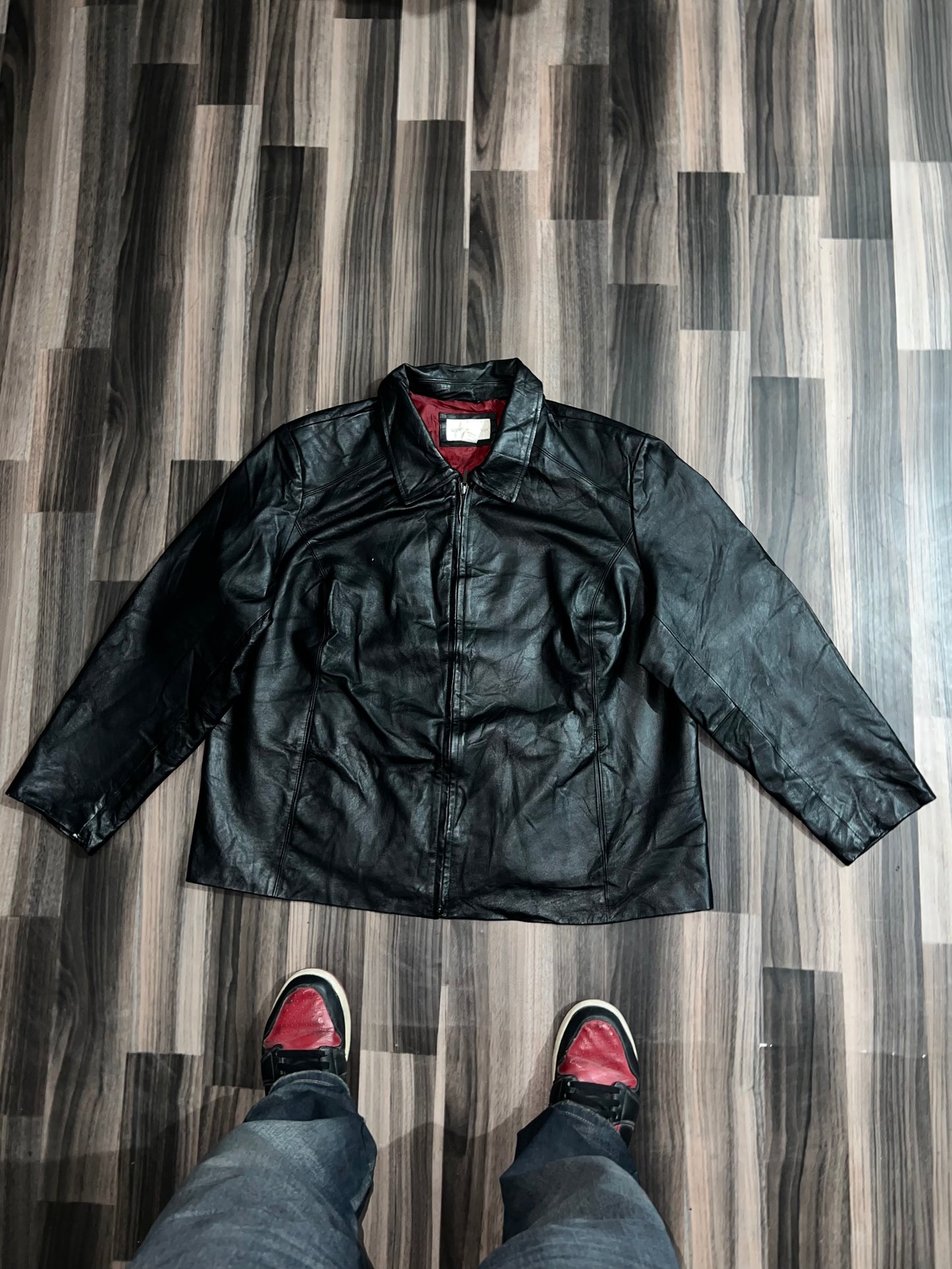 ZPremium Original Leather Jacket (XL/2XL)