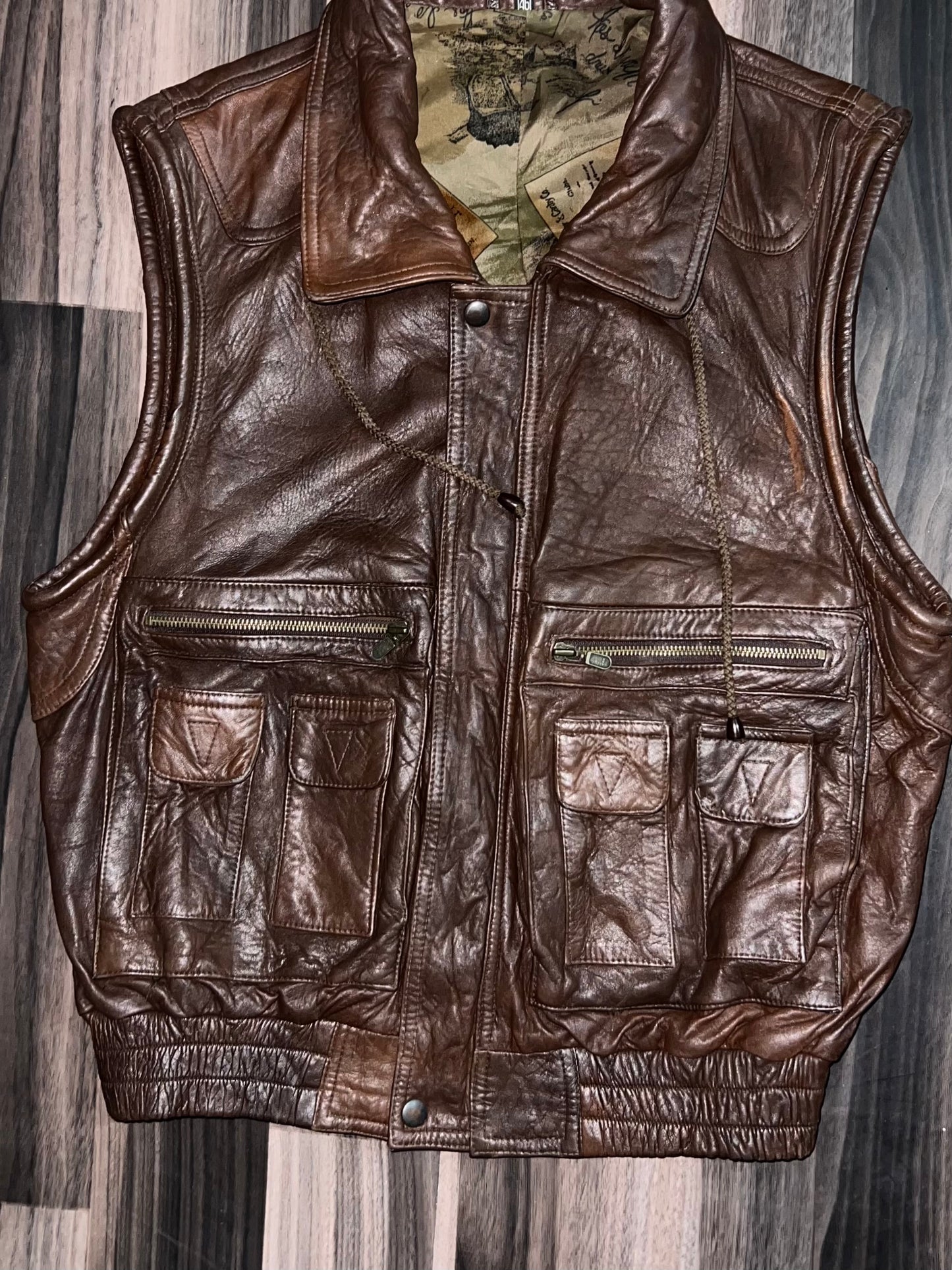 Z Super Premium Original Leather HALF JACKET (L)