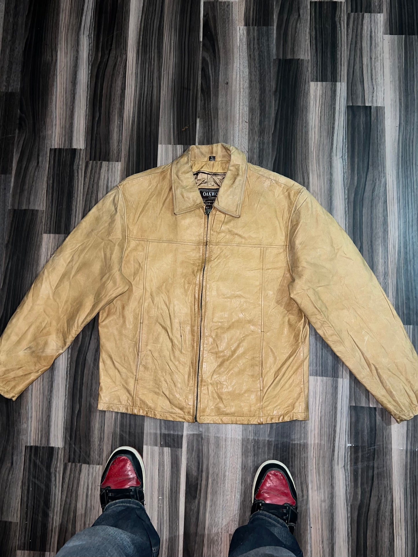 ZPremium Minimal Leather Jacket (M/L)