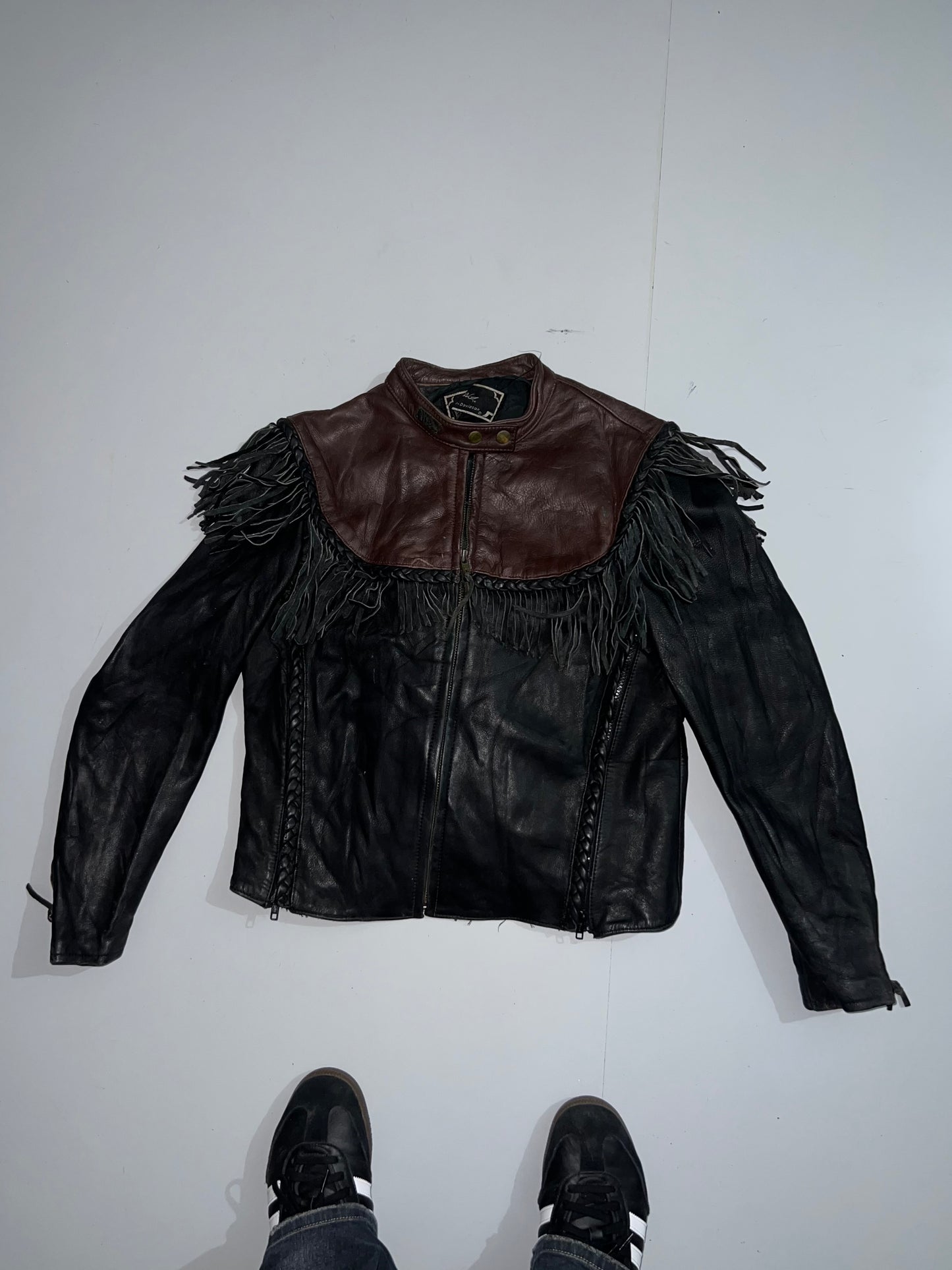 ! By Harley Davidson Original (RARE) Leather jacket (S)