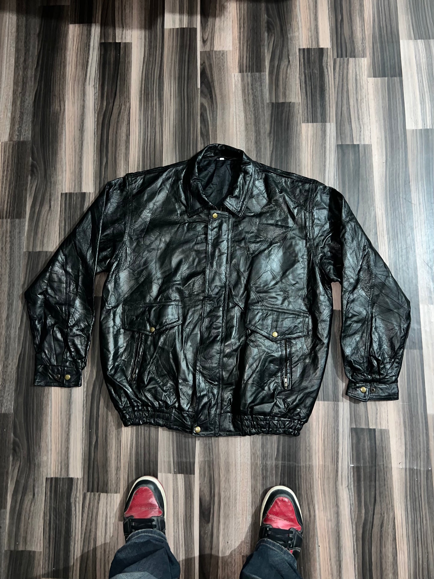 Premium Leather Jacket (not not ironed) 2XL