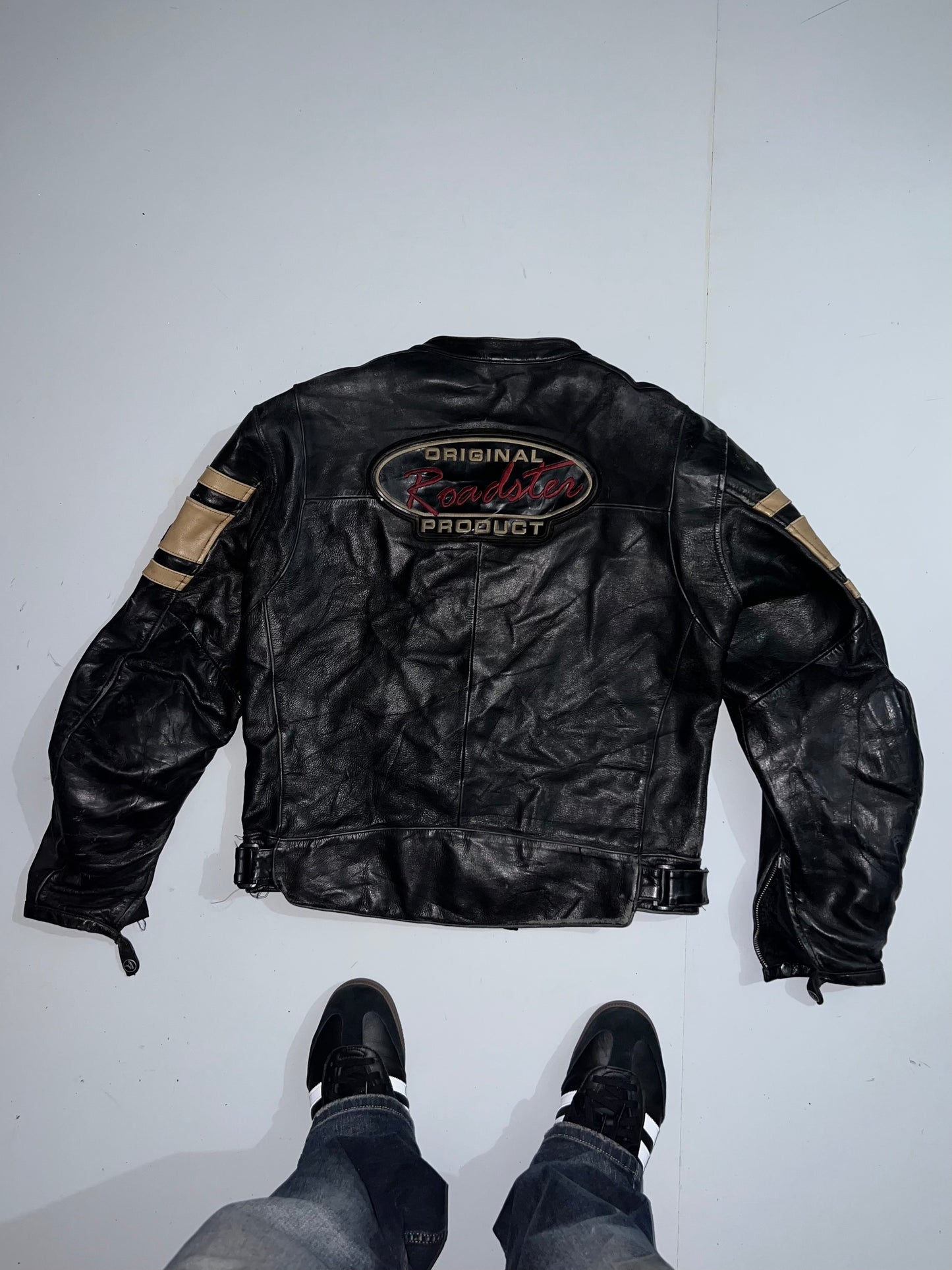 ZRoadster Original Leather Jacket (RARE FIND) (PADDED) (M/L)