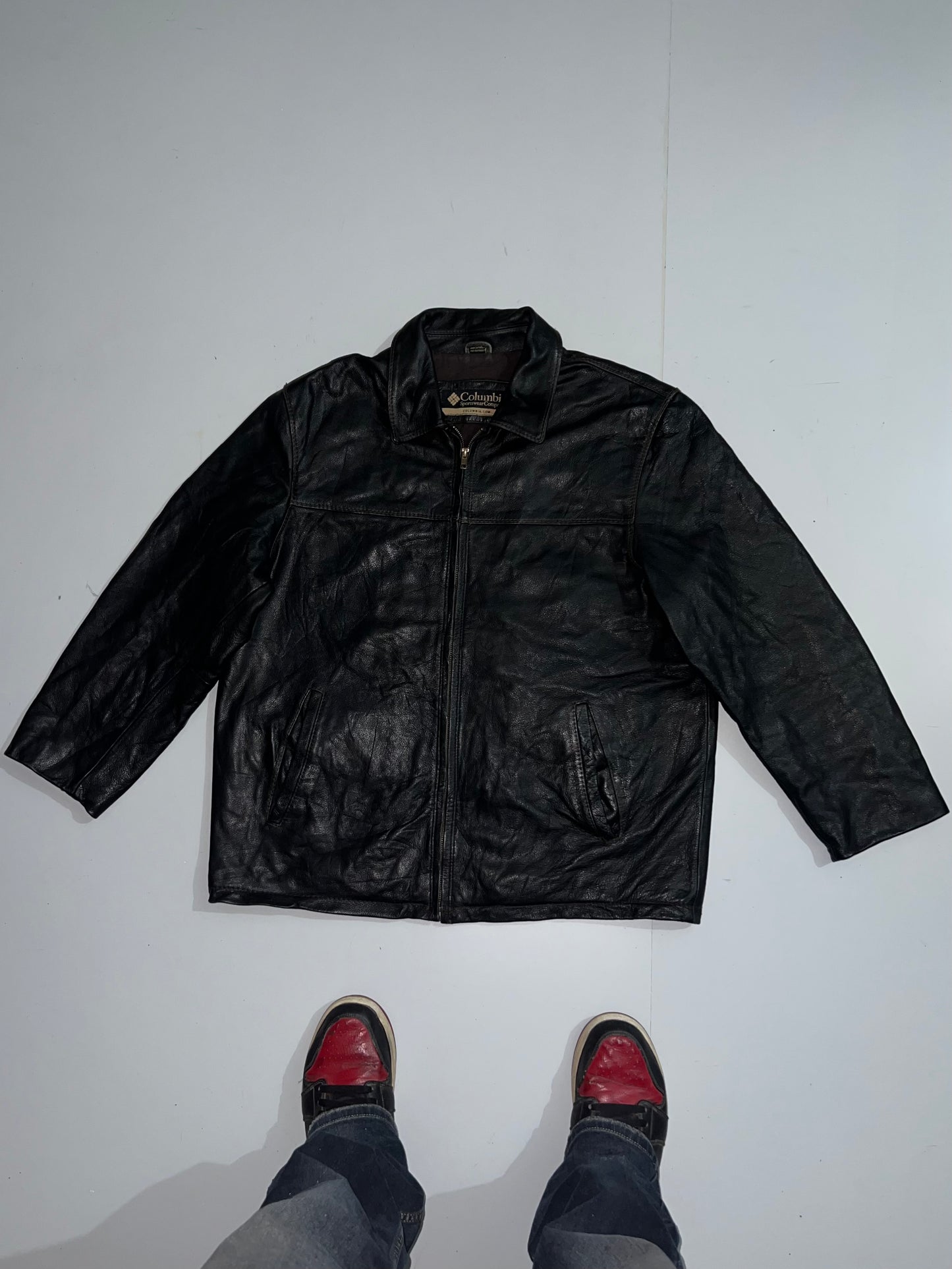 ZColumbia Original Leather Jacket (L/XL)
