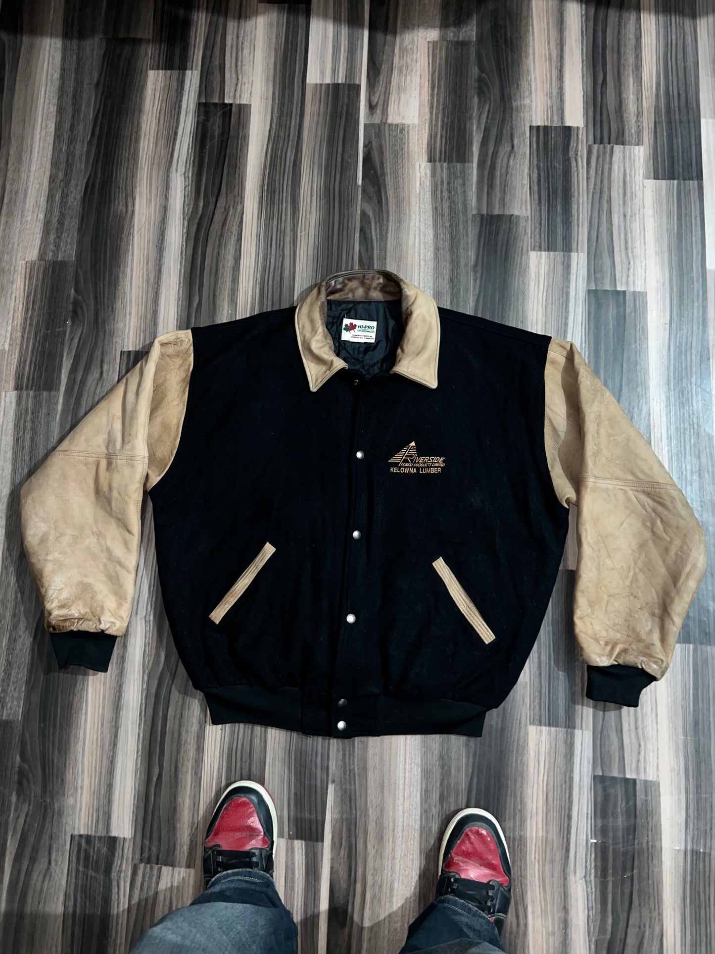 ZUltra Premium Leather Sleeve Varsity Jacket (XL/2Xl)