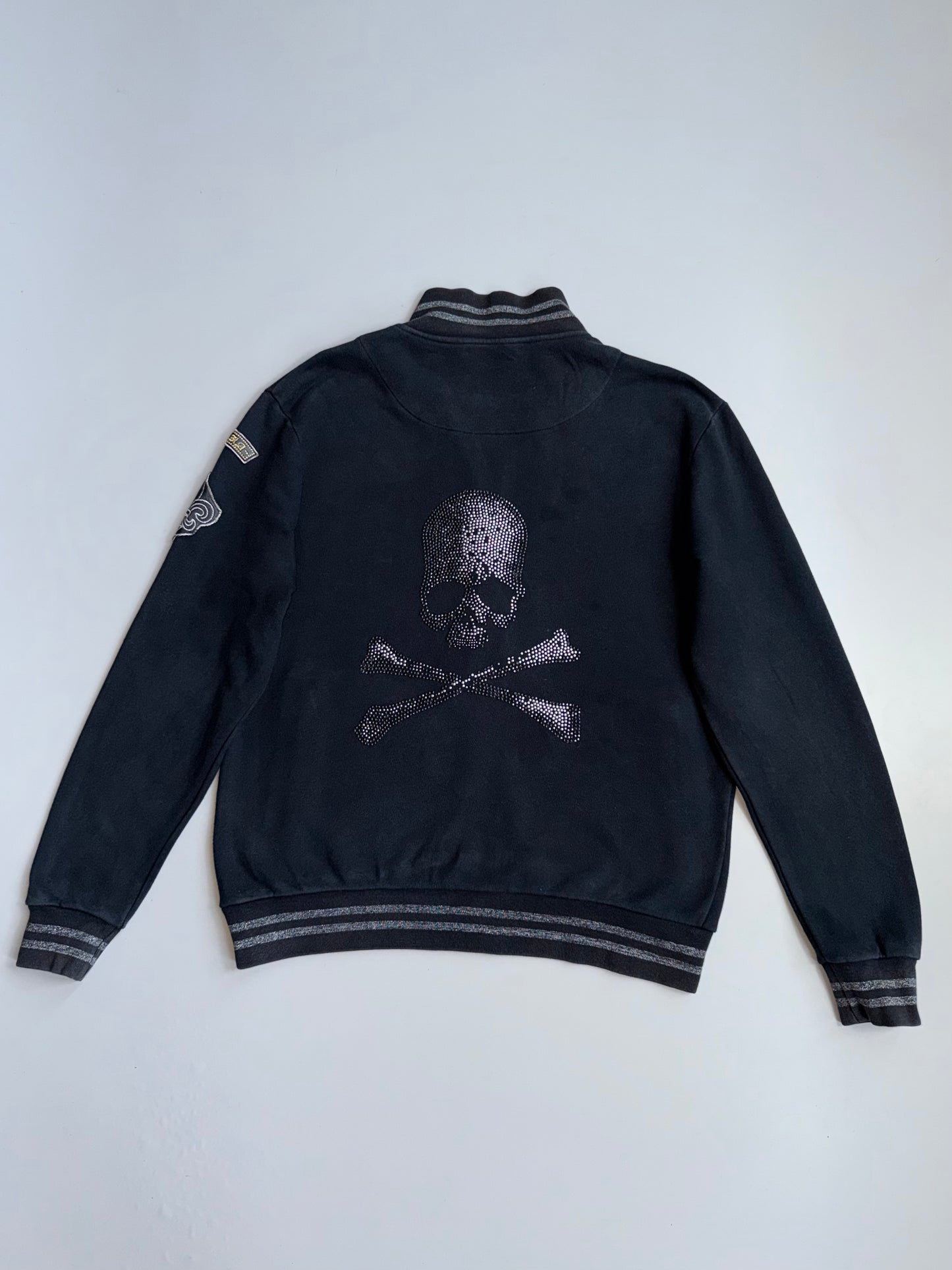 ! Big Train 1989 Rhinestone Skull RARE Jacket (L)