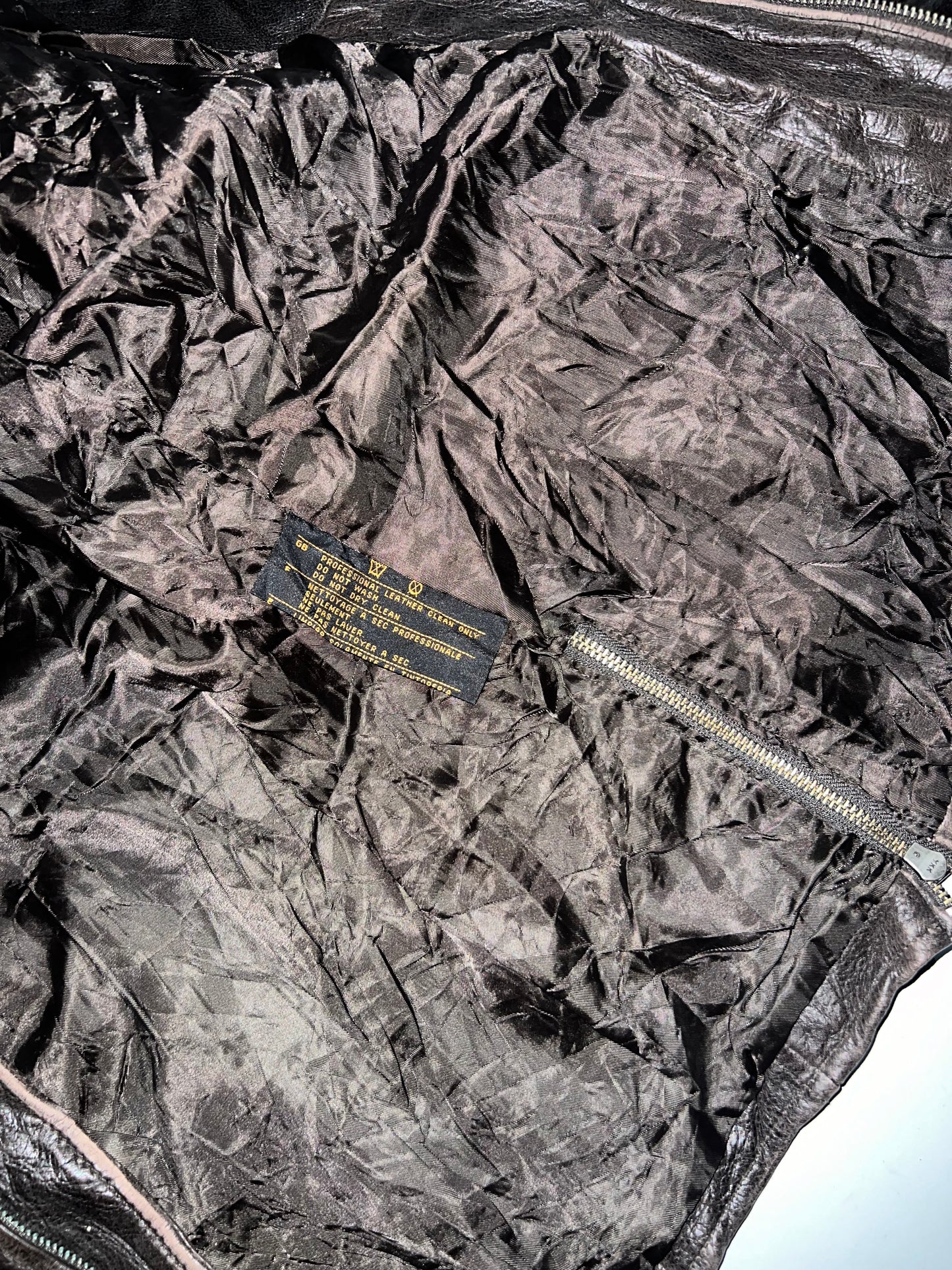 ZHARLEY DAVIDSON ORIGINAL LEATHER JACKET (L)
