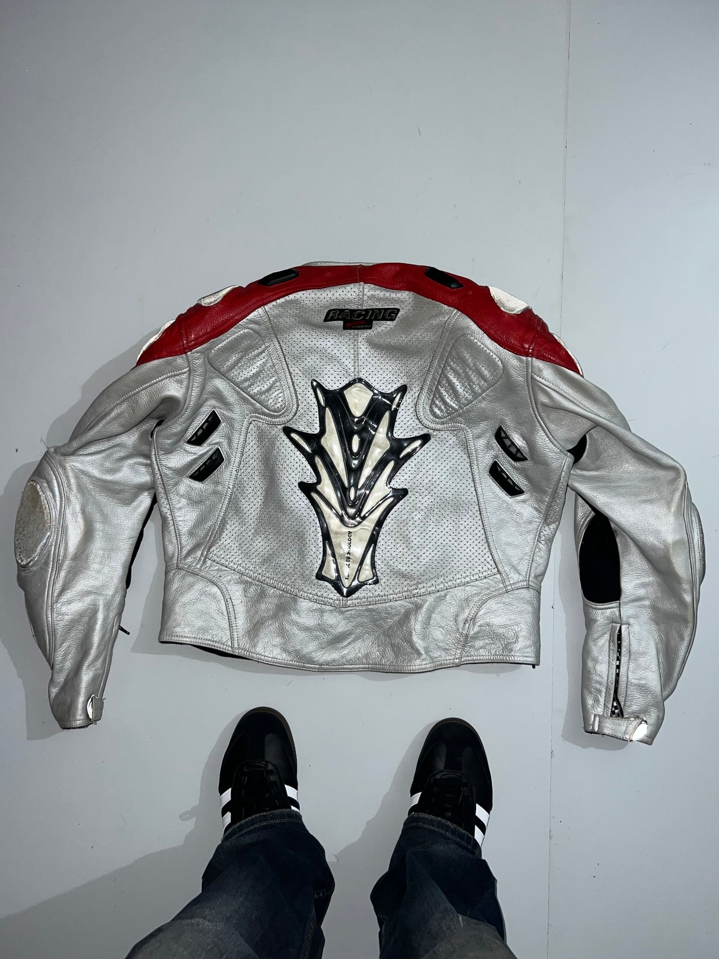 ZSuper Rare Original leather Jacket with Padding (S/M)