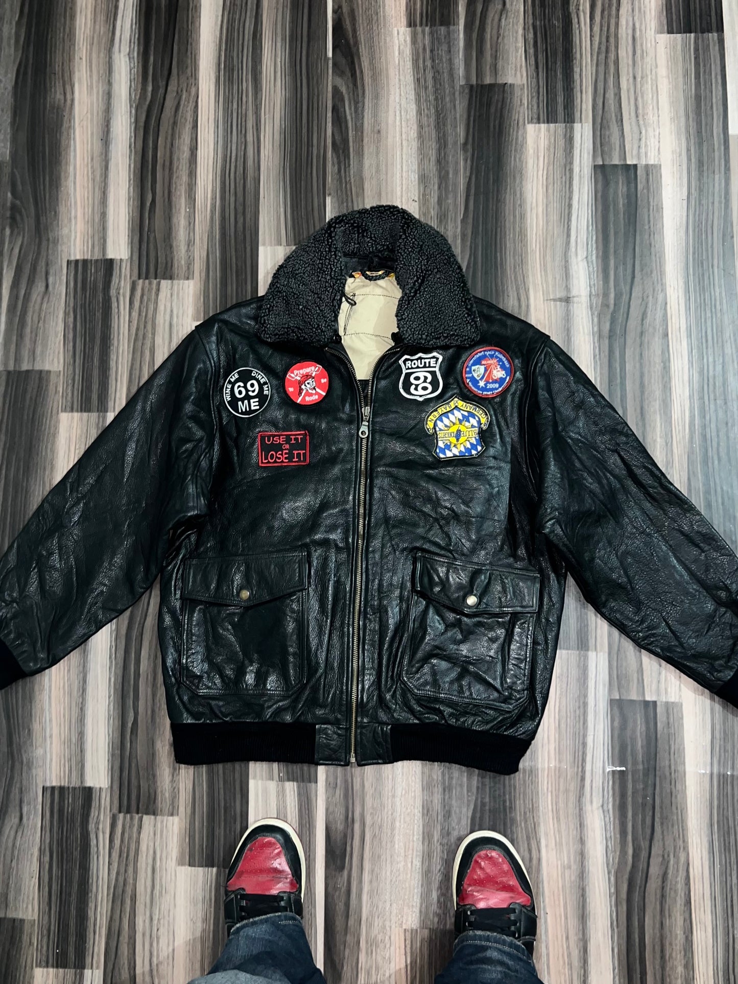 ZRARE Original Leather Jacket (XL/2XL) (ULTRA RARE)