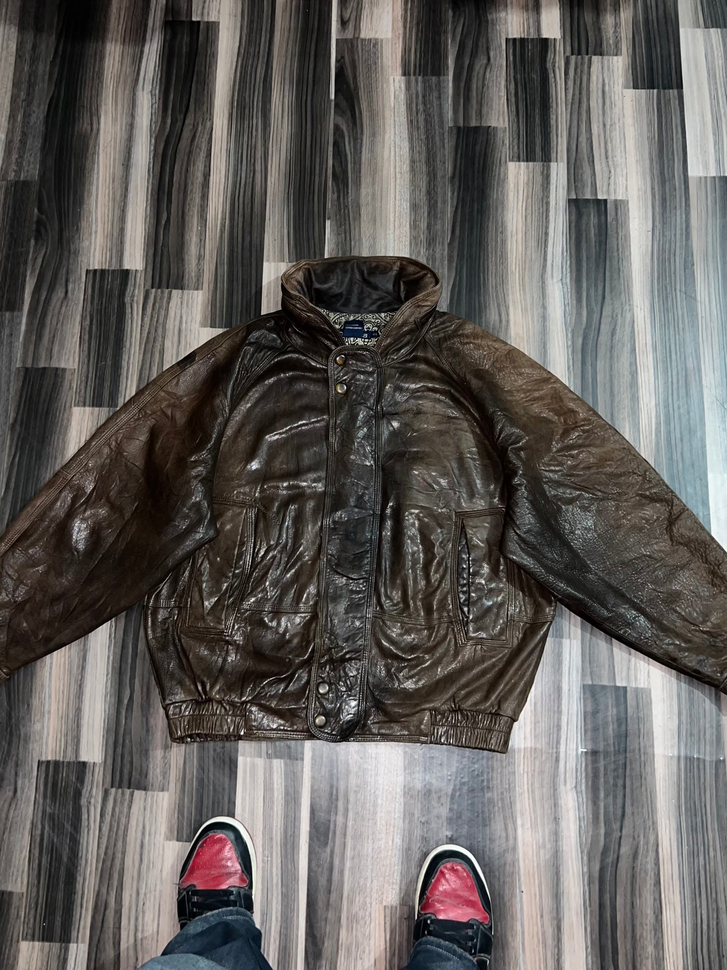 Nautika Original Leather Jacket (L/XL)