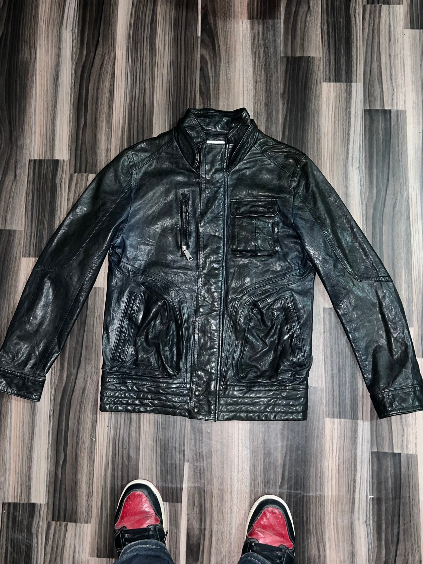 A bPremium Leather Jacket (M)