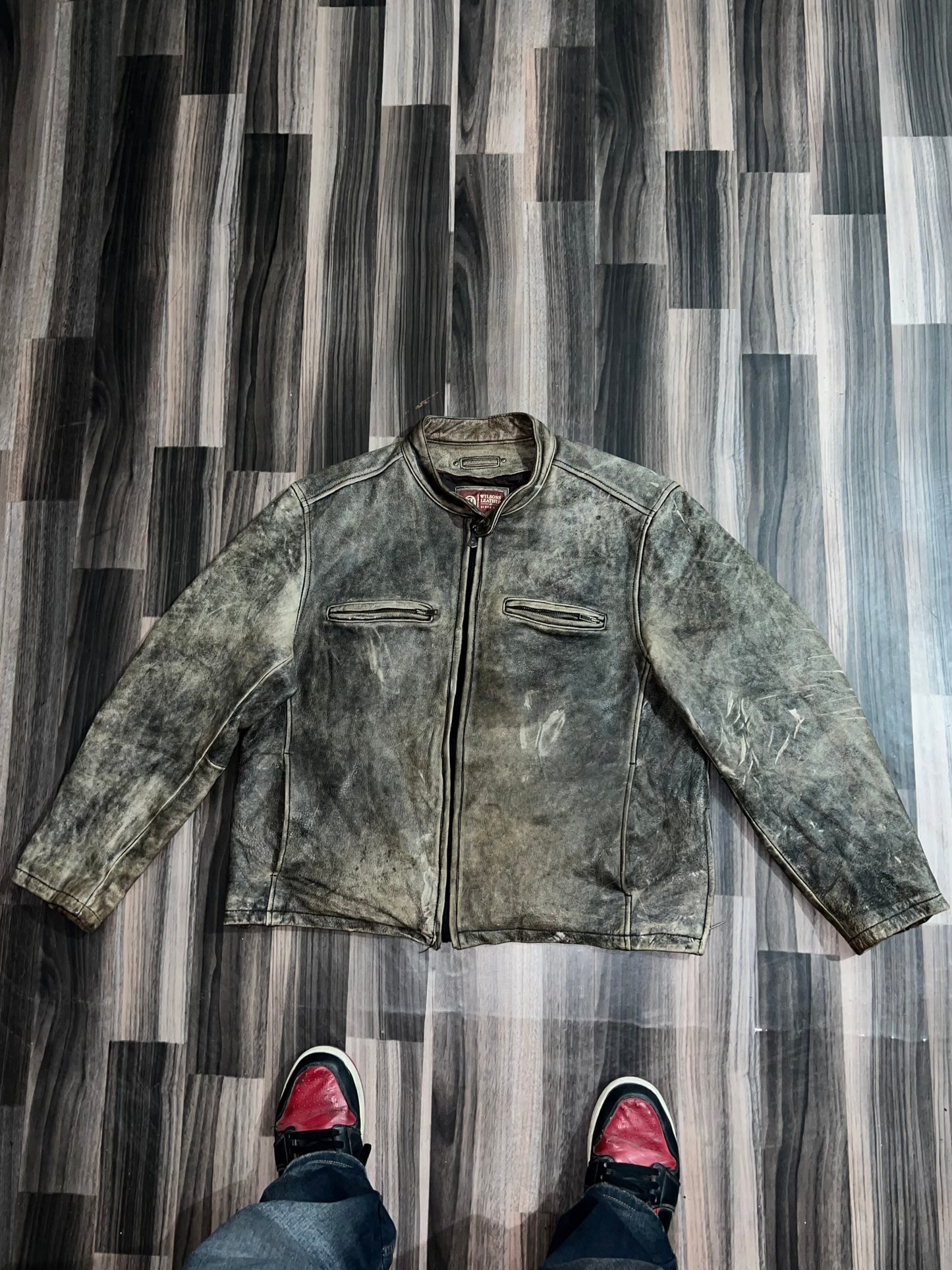 ZUltra Premium (RARE) VINTAGE Original Leather Jacket (L/XL)
