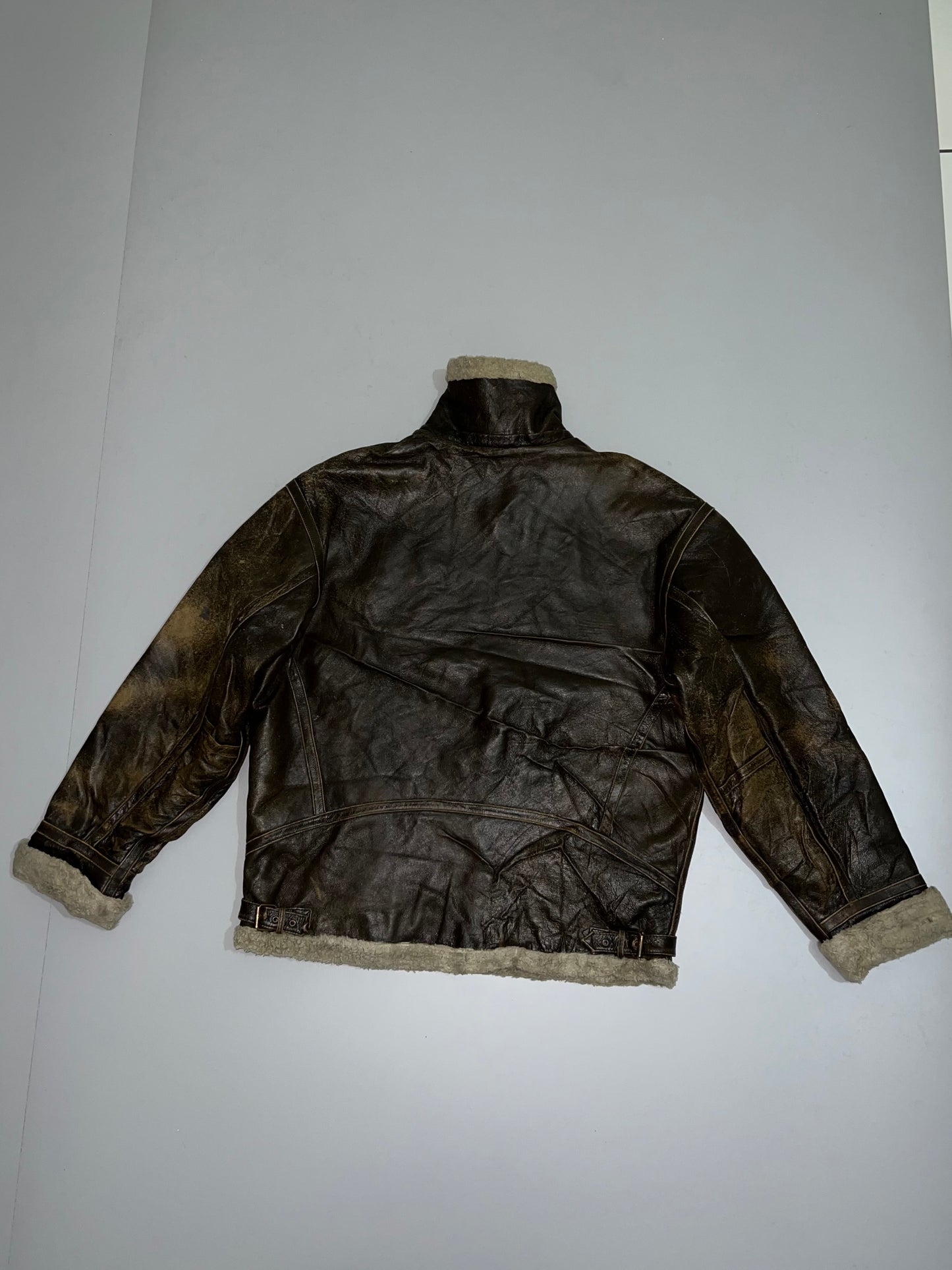 ! Super Premium Original Vintage Leather Jacket (XL/2XL)