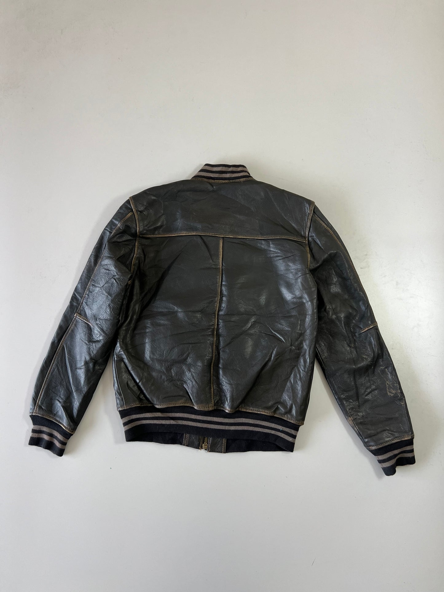 ZSuper Premium Marc N.Y Original Leather Jacket (Ultra Rare) (M)
