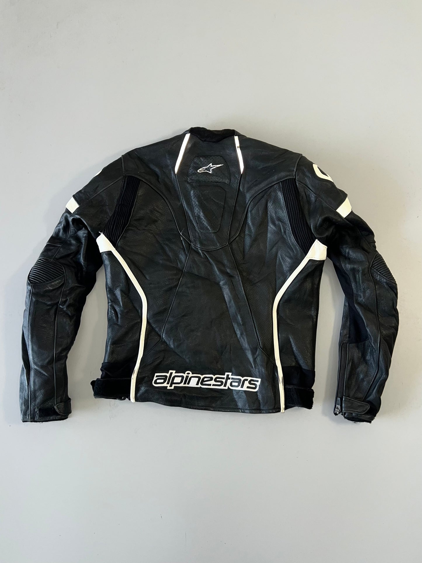 ZSuper Rare Alpinestars Stella GP Plus R Original Pure Leather Riding Jacket (Ultra Premium) Padded (S)