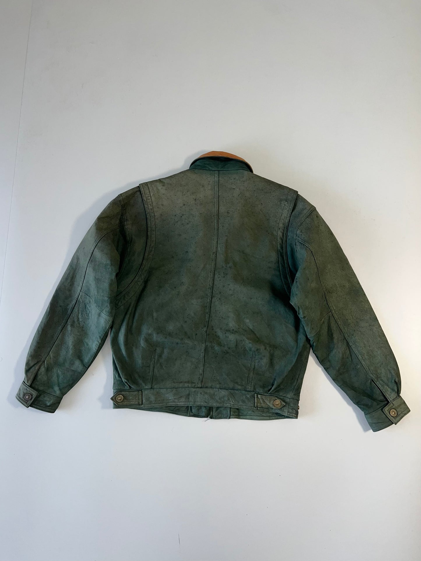 ZSuper Premium Original Vintage Leather Jacket (L)