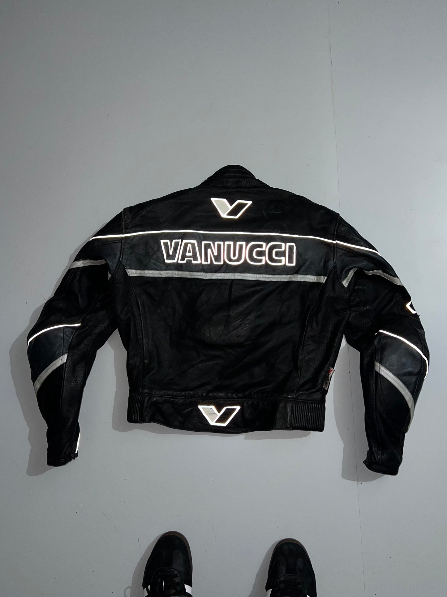 ZVanucci Original Leather Racing jacket (RARE) (PADDED) (S)