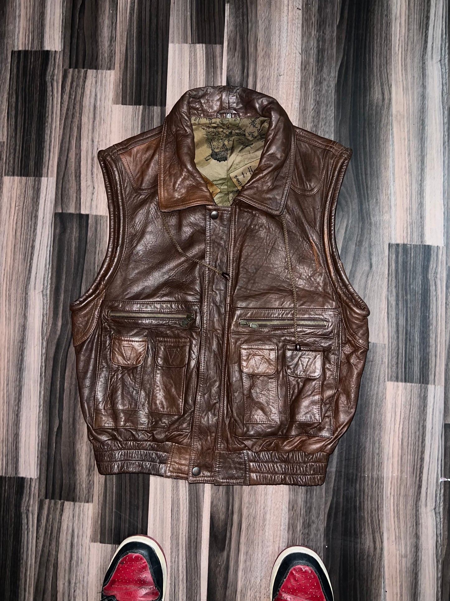 Z Super Premium Original Leather HALF JACKET (L)
