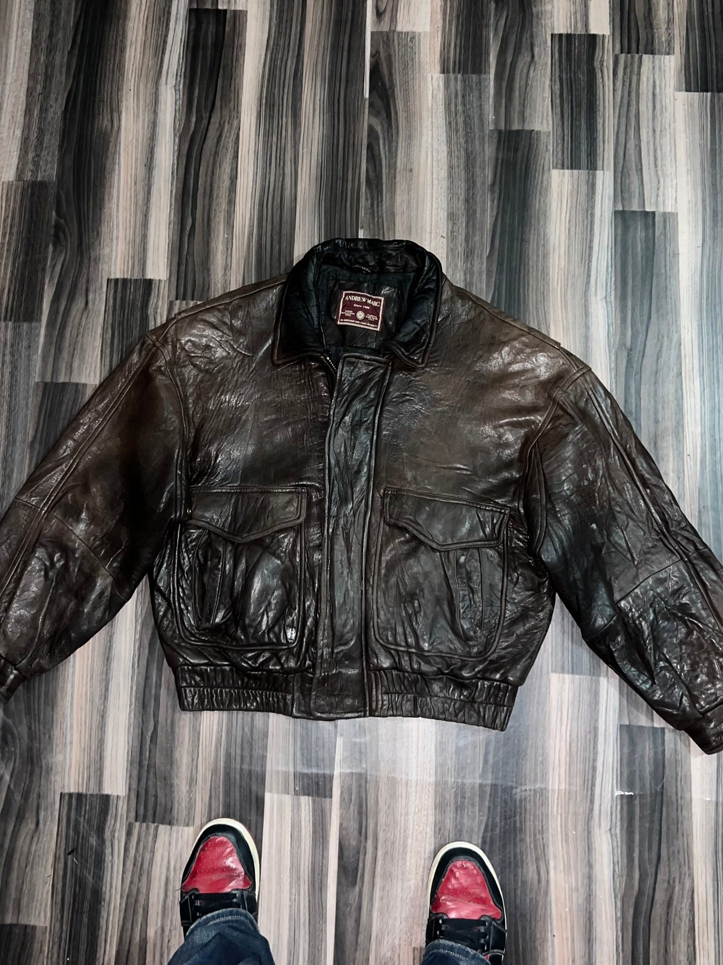 ZANDREW MARC* Super Premium Original Leather (RARE) (XL/2XL