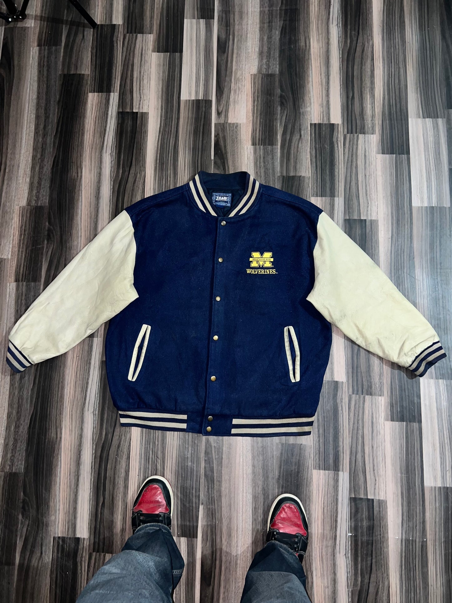 ZUltra Premium Leather Varsity Jacket (2XL)