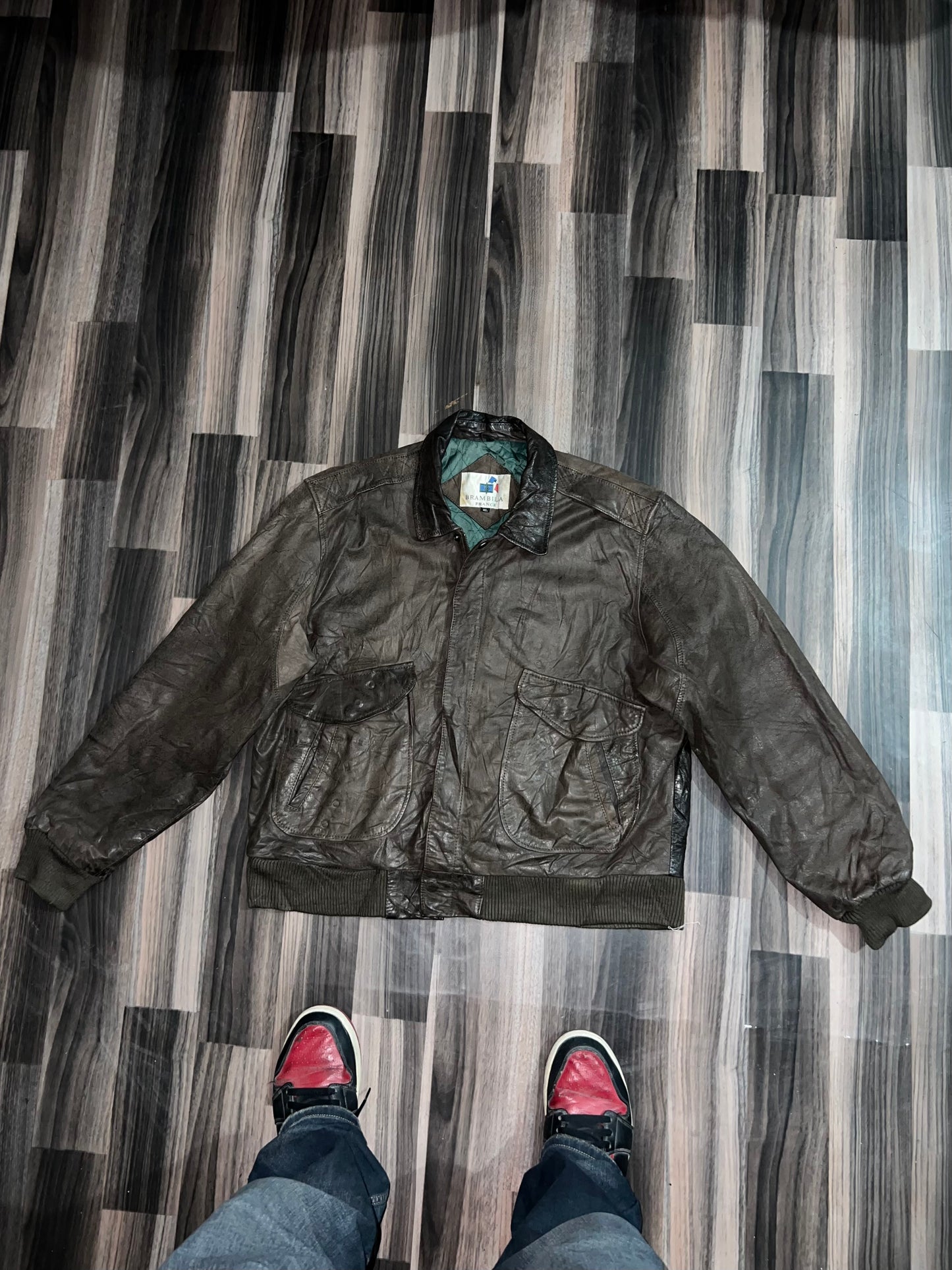 ZPremium Original Leather Jacket (L/XL)